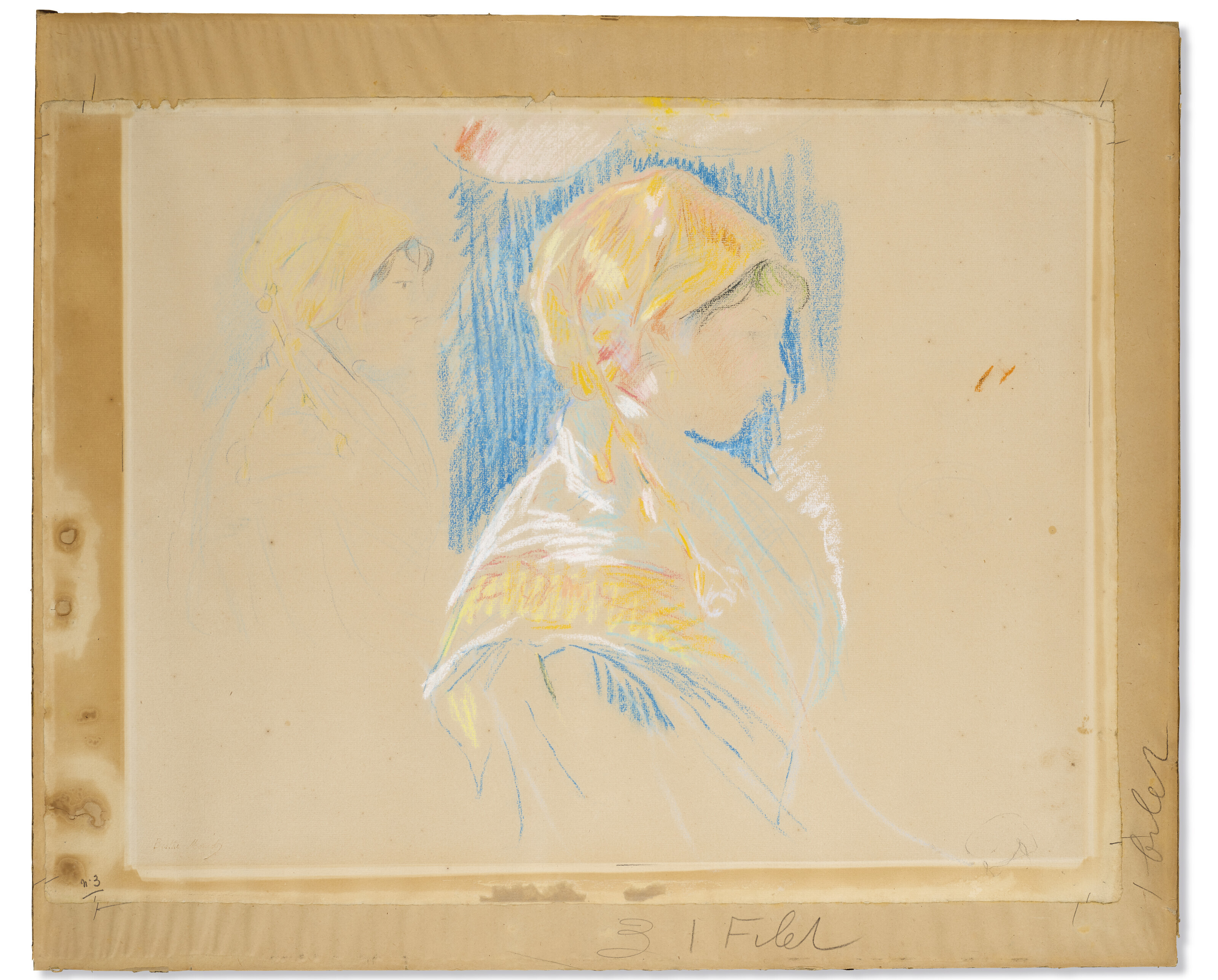 Berthe Morisot — Местный костюм Niçoise en costume, изображение 3