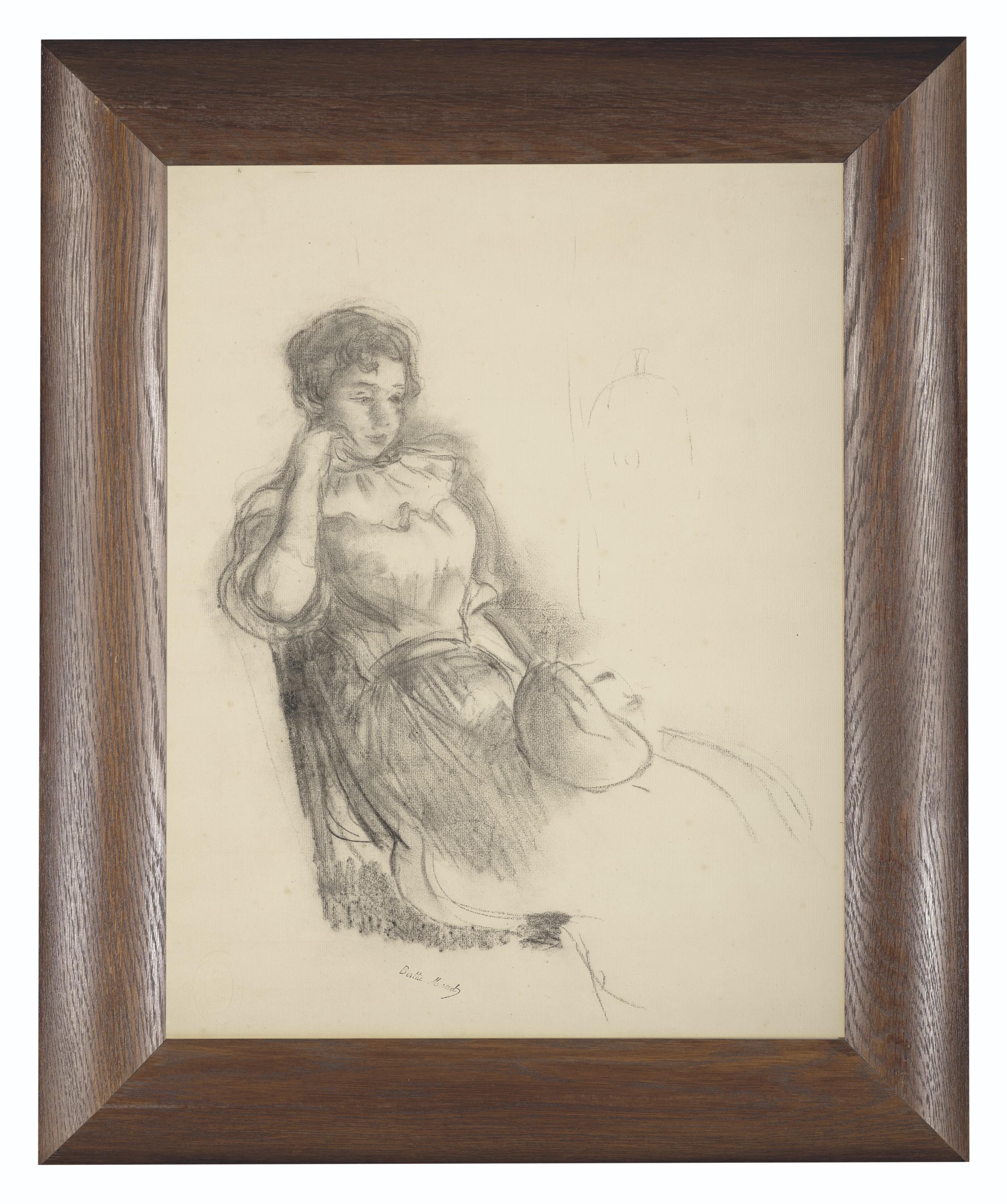 Berthe Morisot — Этюд для "Розы в халате", изображение 2