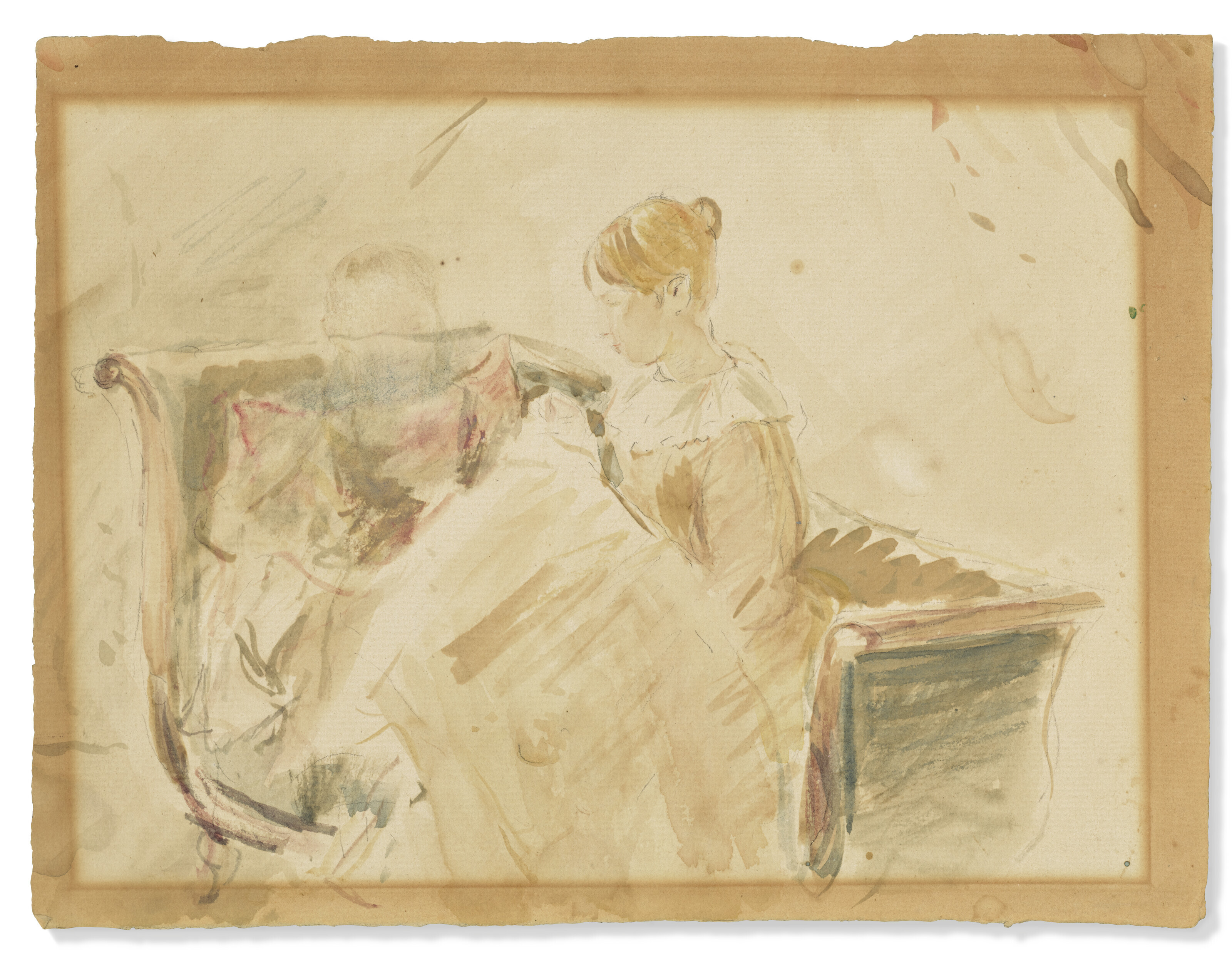 Berthe Morisot — Ла Бродери, изображение 3