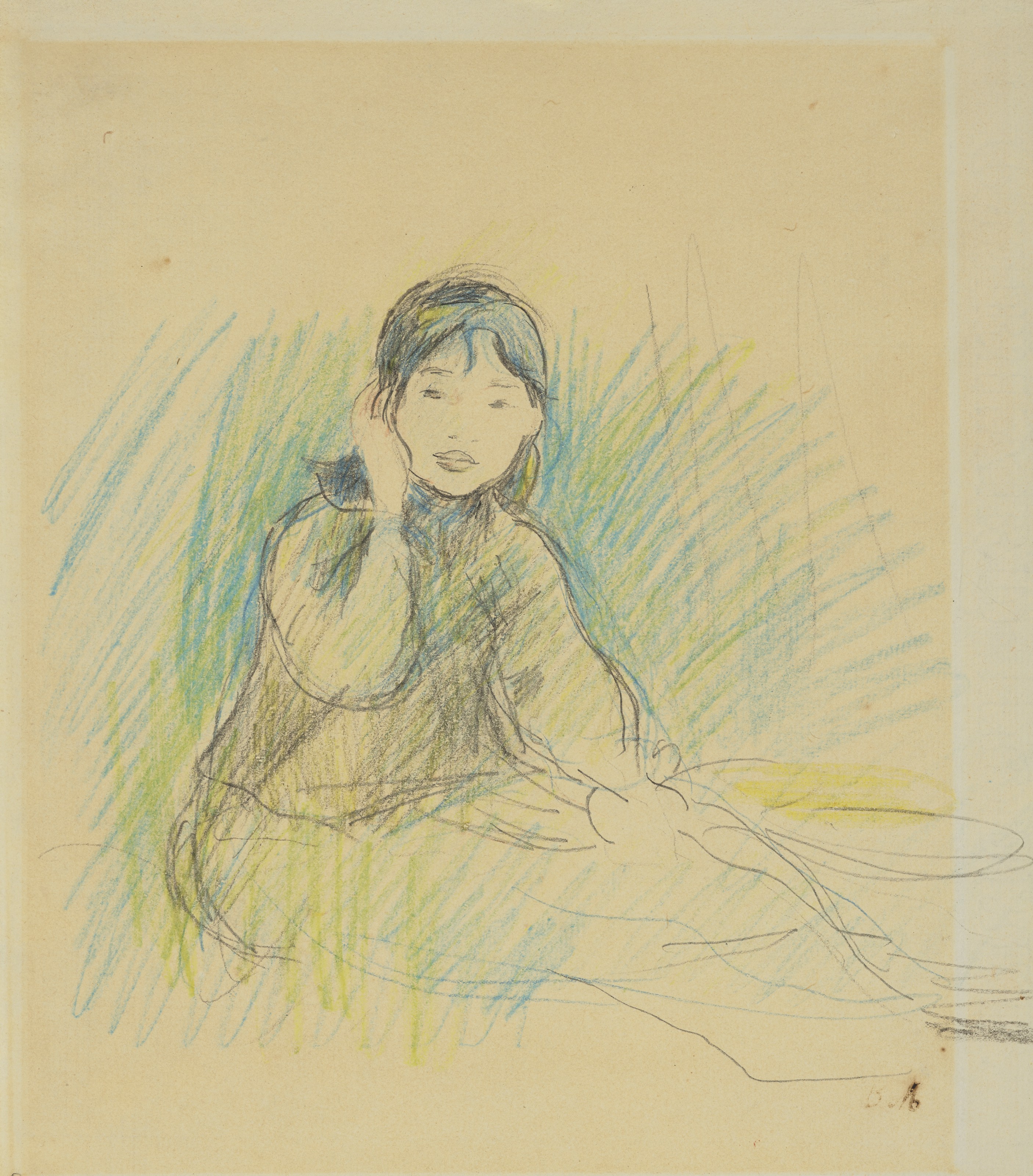 Berthe Morisot — Портрет мадемуазель Дюфур