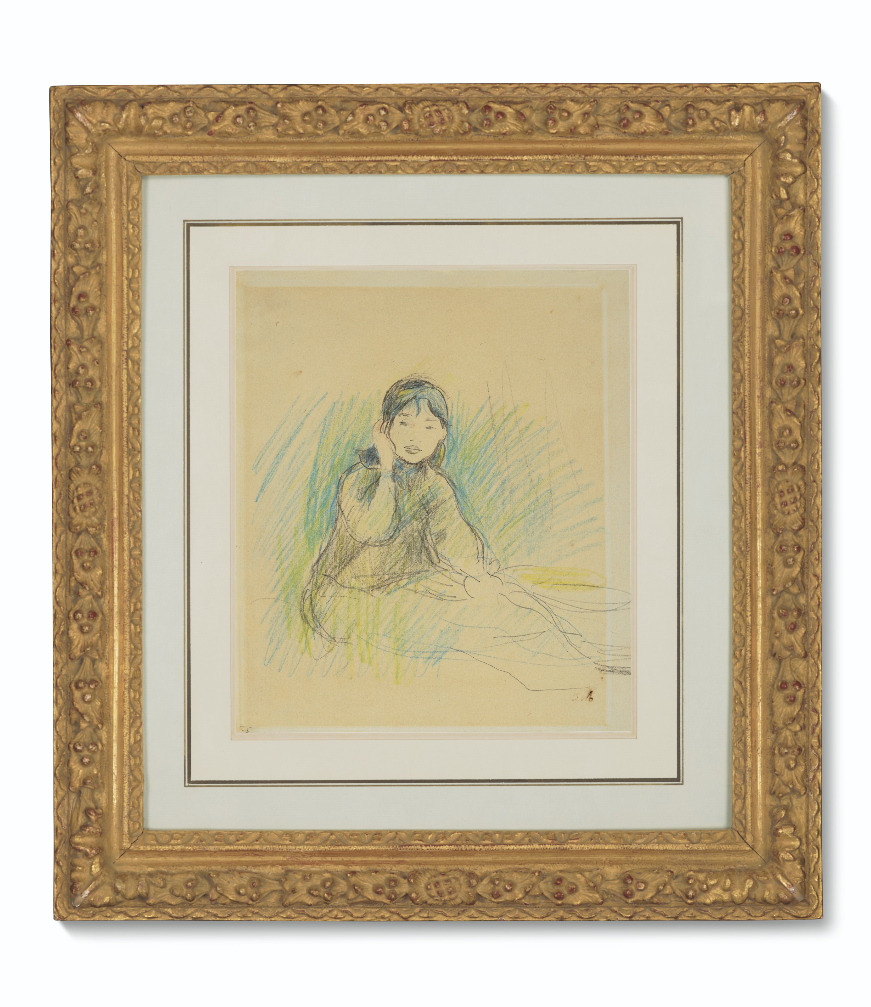 Berthe Morisot — Портрет мадемуазель Дюфур, изображение 4