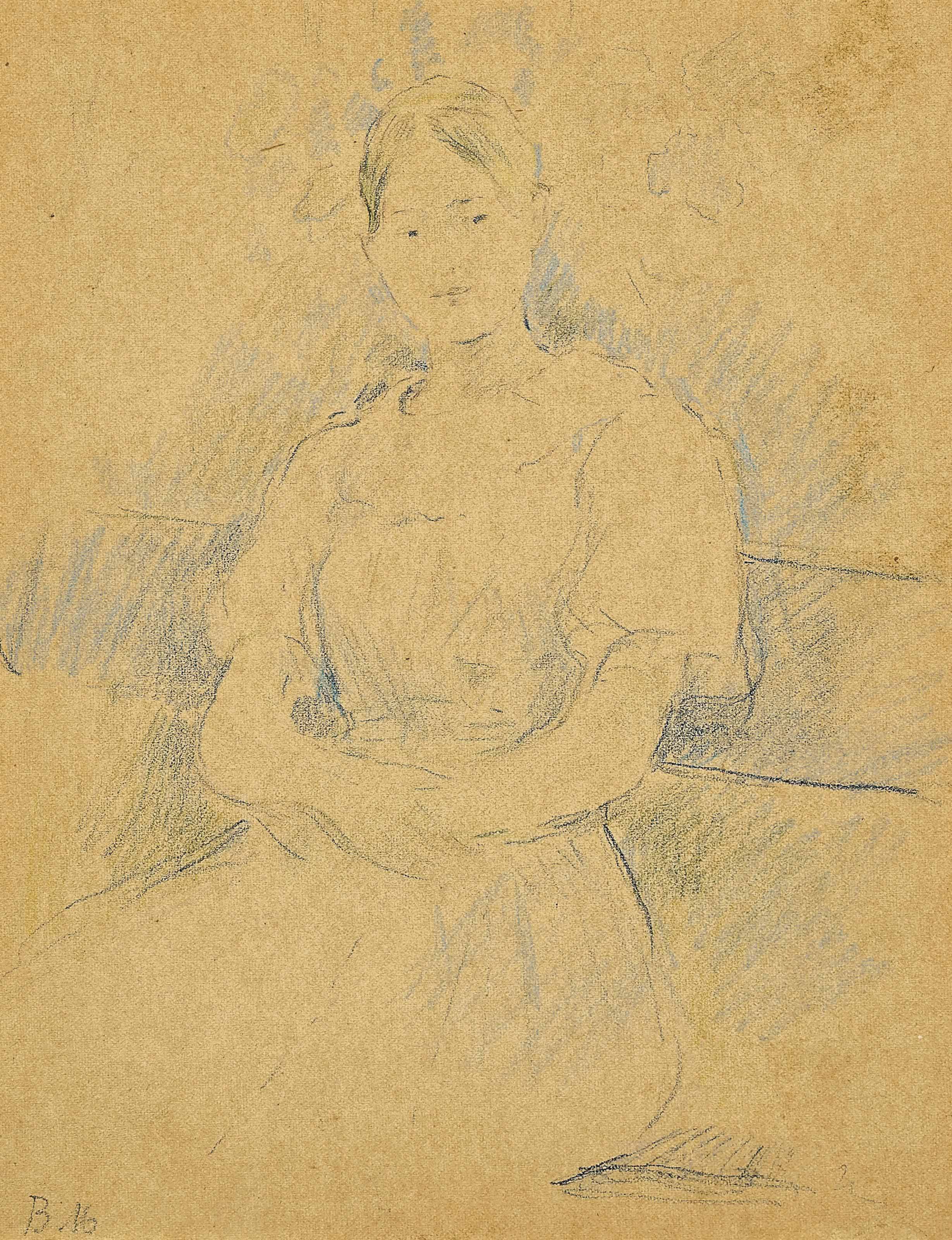 Berthe Morisot — Портрет мадам Гамби