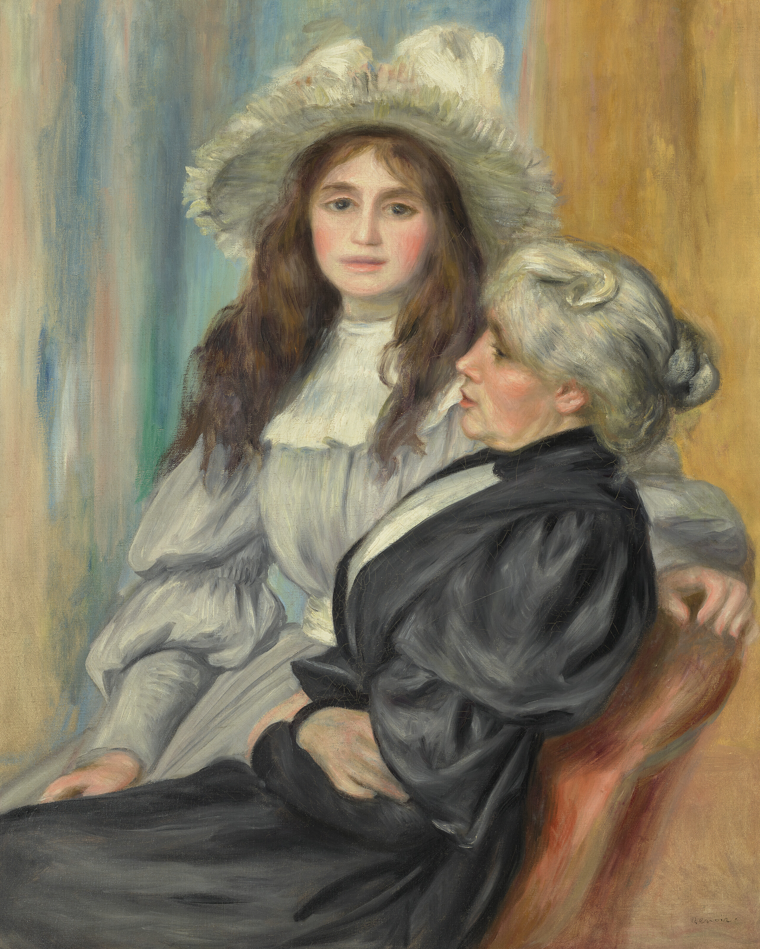 Berthe Morisot — Берта Моризо и ее дочь, Жюли Мане
