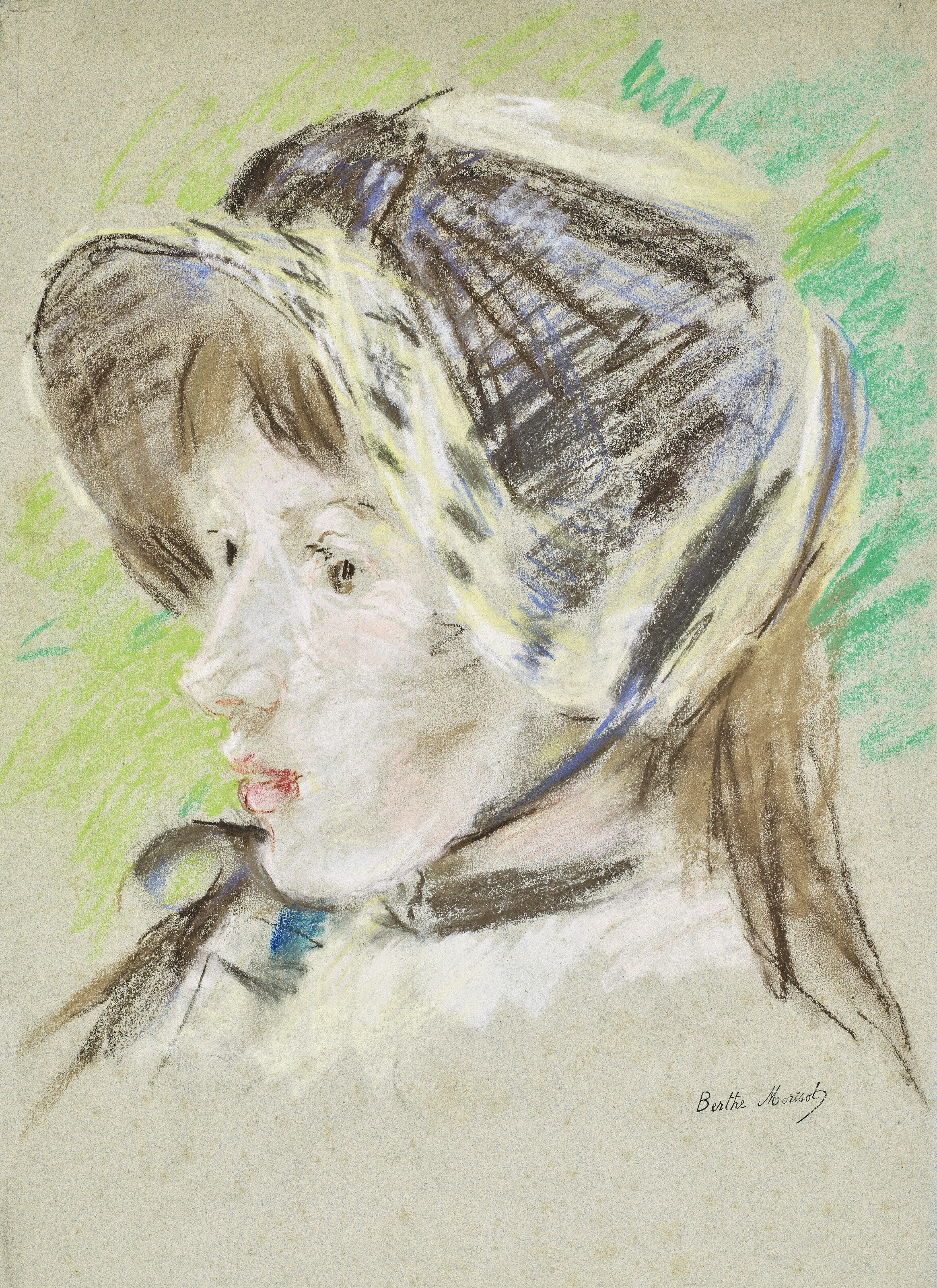 Berthe Morisot — Жанна Понтийон а-ля мойва