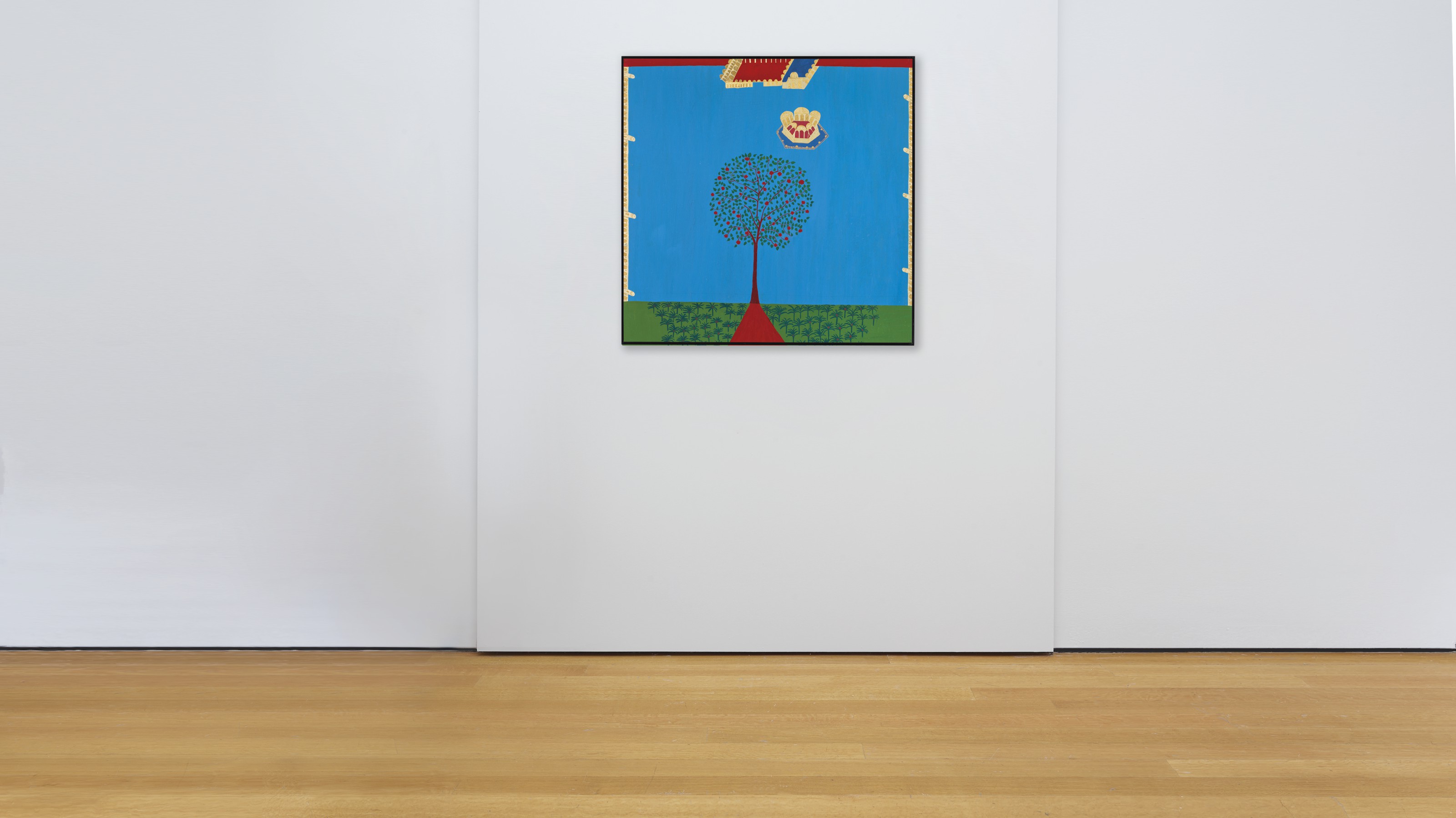 Bhupen Khakhar — Без названия (Дерево в саду, окруженном стеной), изображение 2