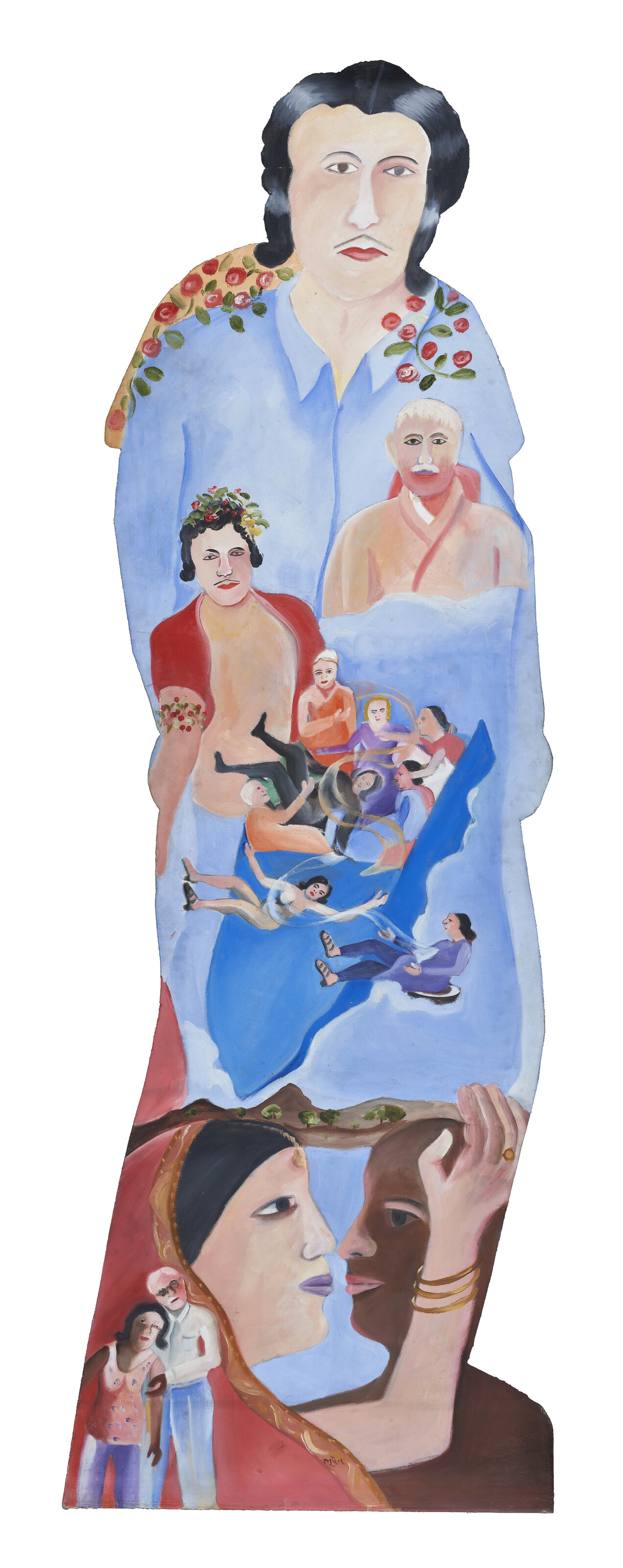 Bhupen Khakhar — Шахрукх с южными звездами, изображение 3