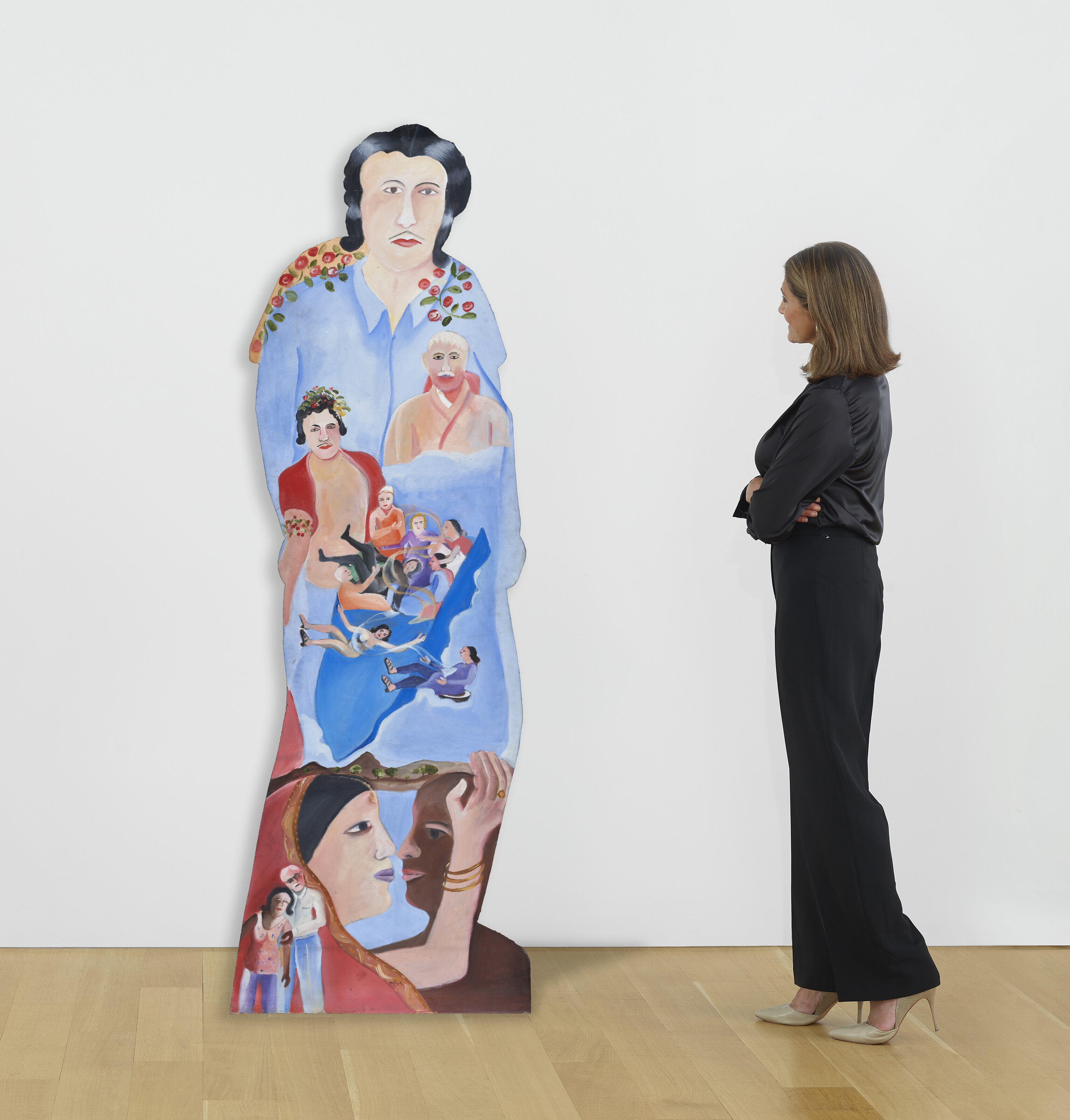 Bhupen Khakhar — Шахрукх с южными звездами, изображение 4
