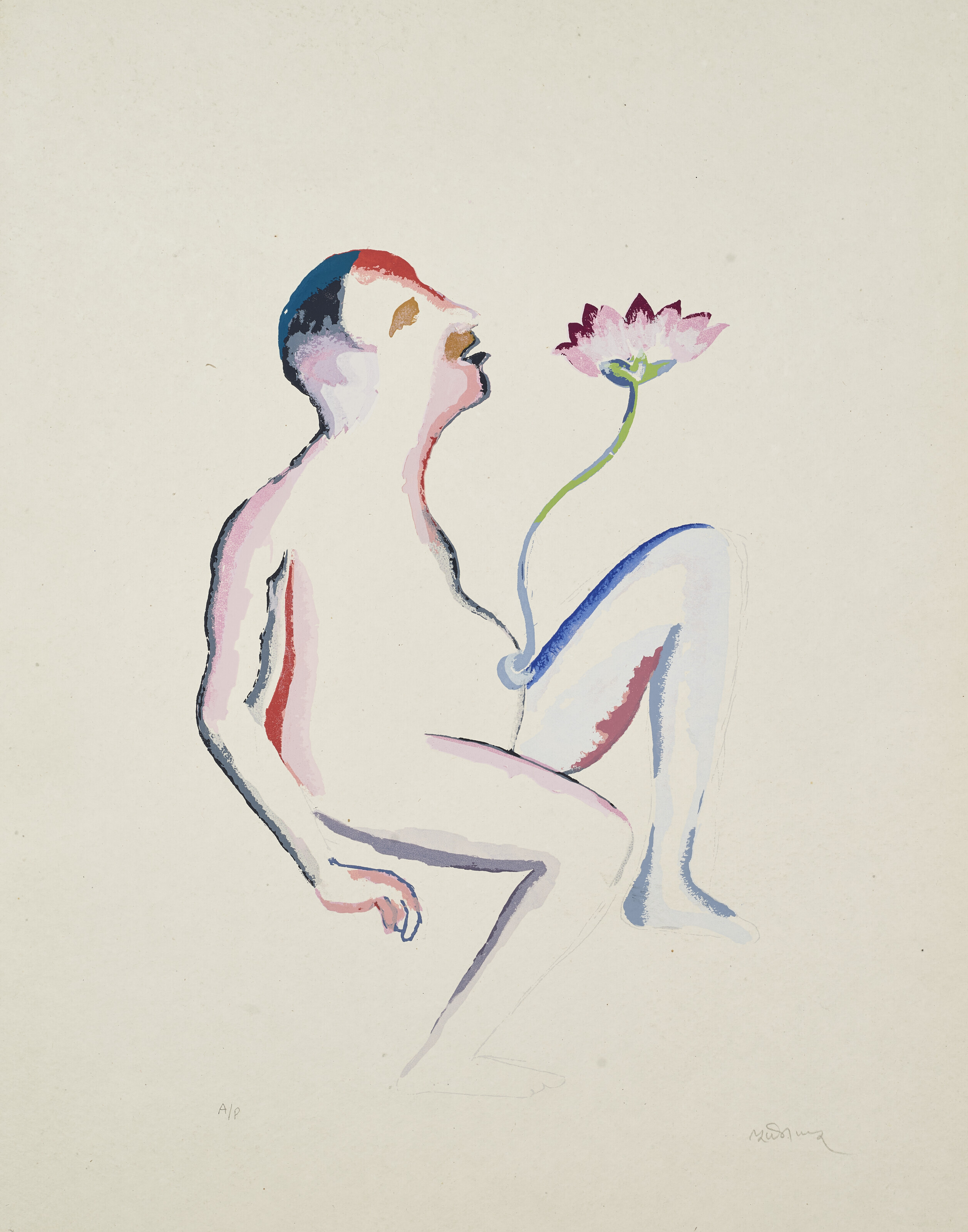 Bhupen Khakhar — Лотос; Поцелуй, изображение 2