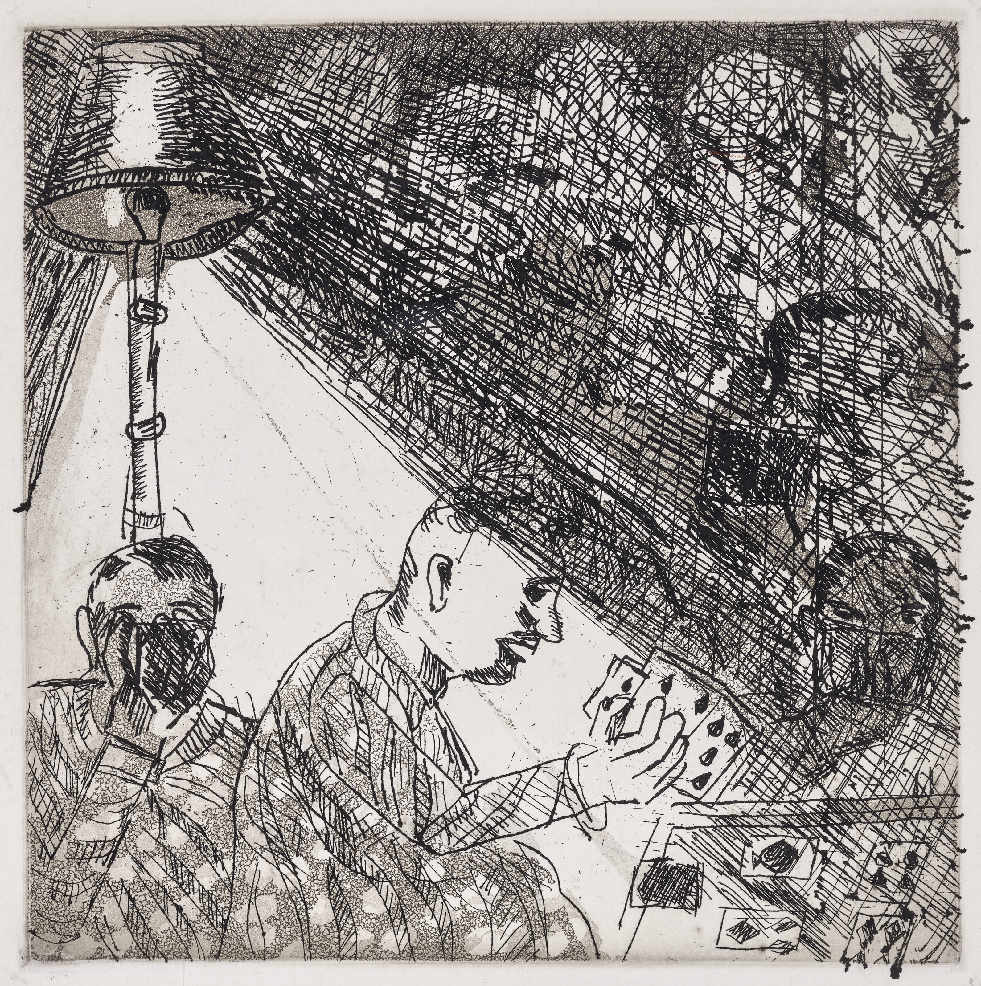 Bhupen Khakhar — Без названия (Открытки); Без названия (Пляж); Лотос, изображение 2
