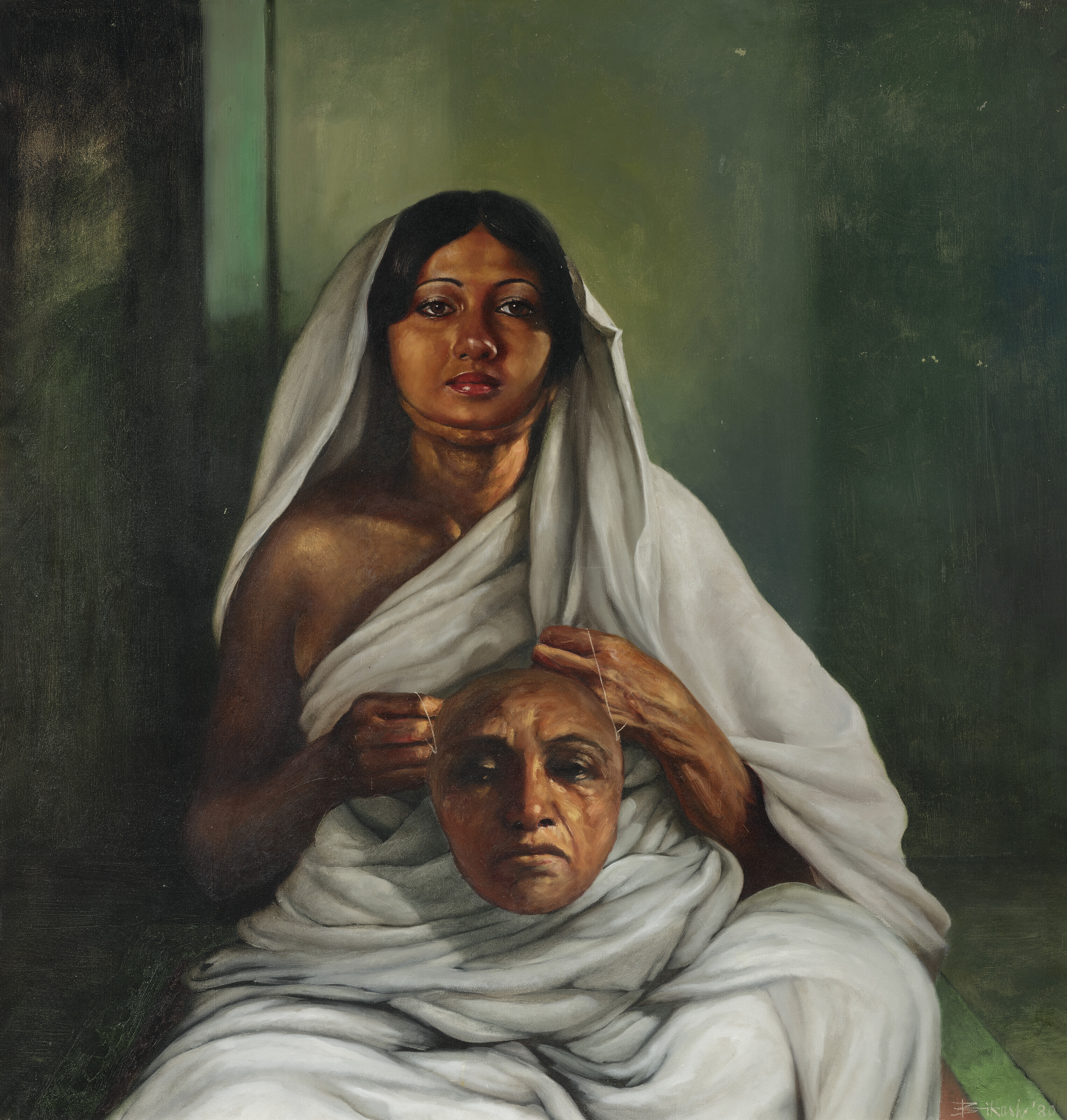 Bikash Bhattacharjee — Портрет - Бала Даси