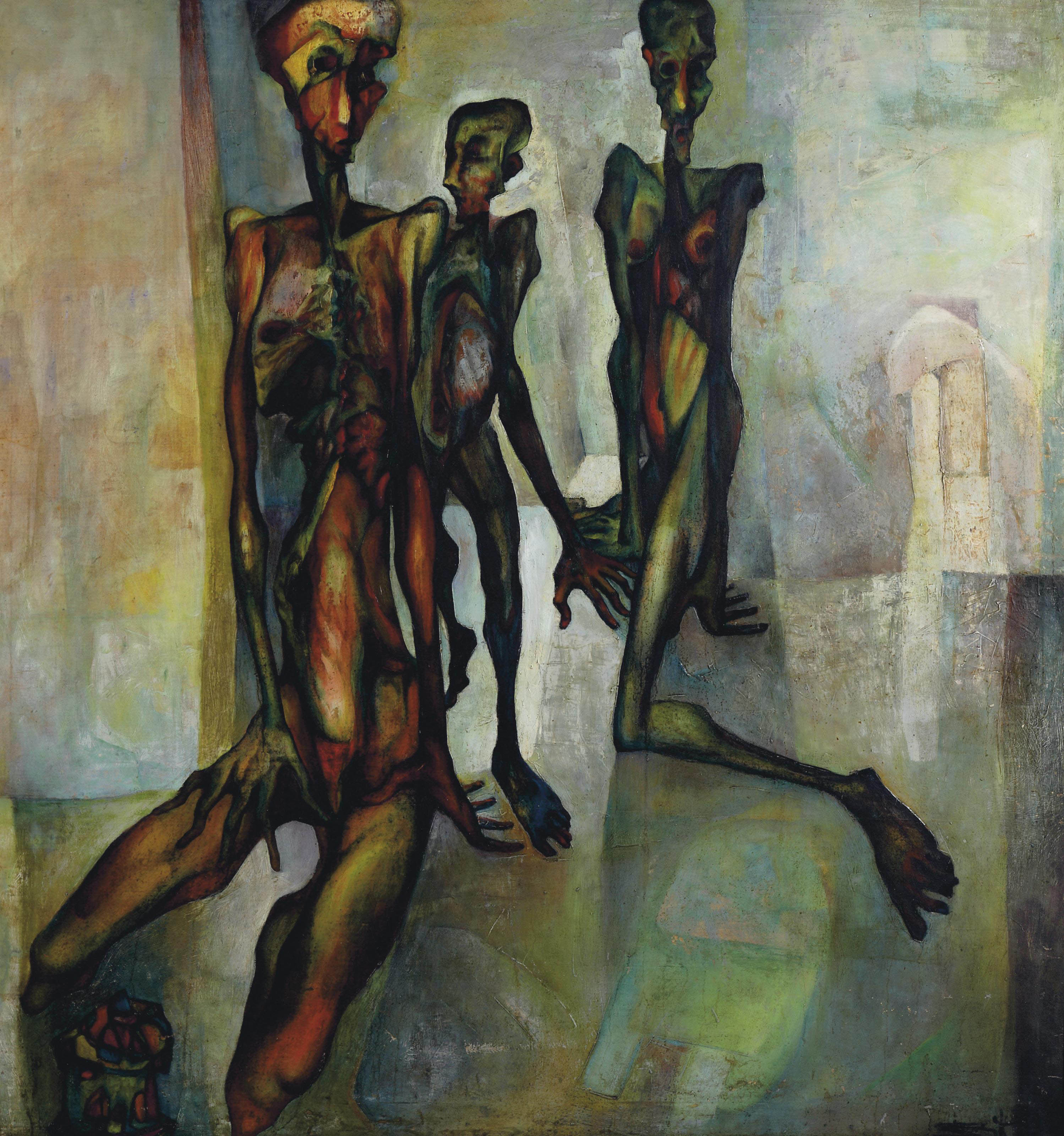 Bikash Bhattacharjee — Без названия (Семья)