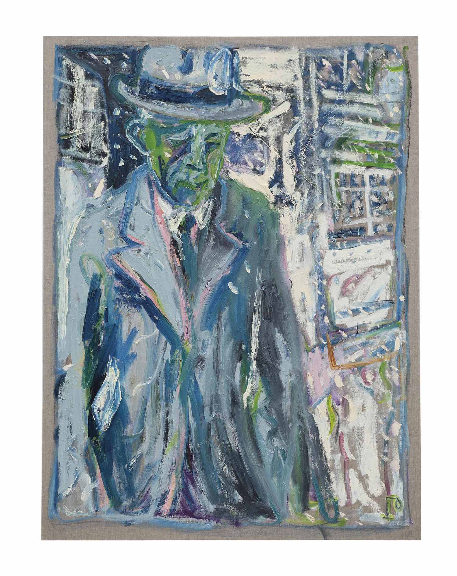 Billy Childish — Человек, стоящий на заснеженной улице (2)