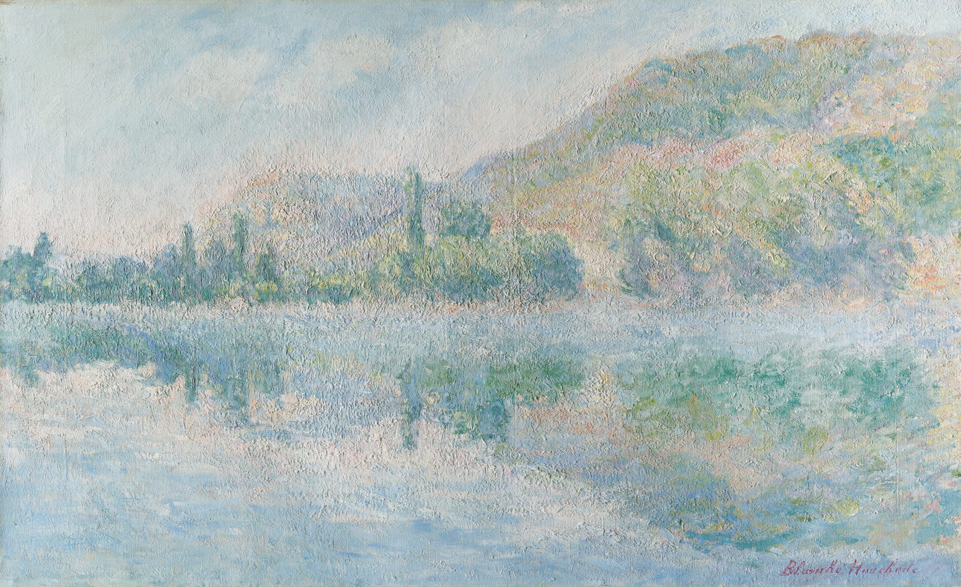 Blanche Hoschedé-Monet — Берега Сены, изображение 1