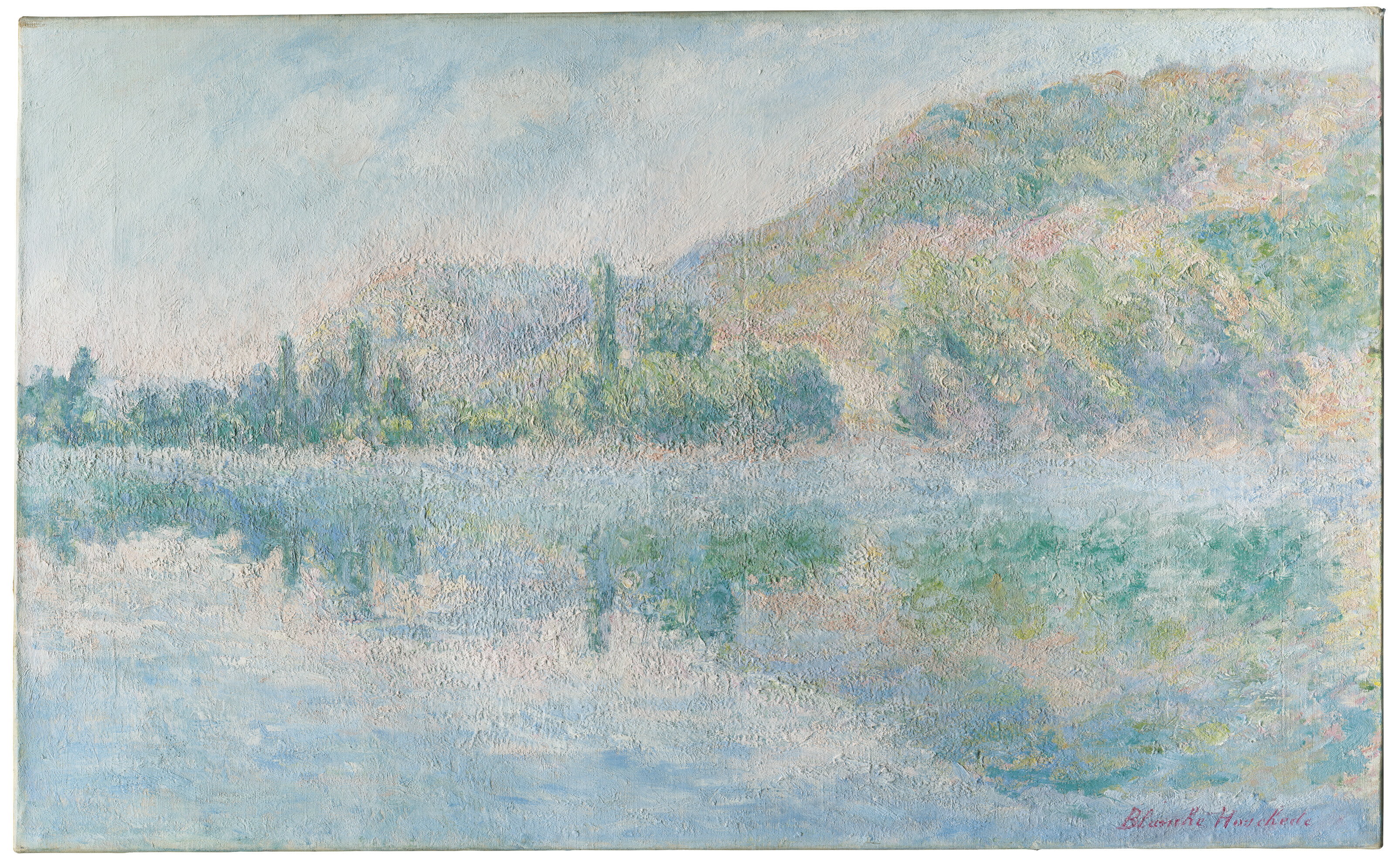 Blanche Hoschedé-Monet — Берега Сены, изображение 2