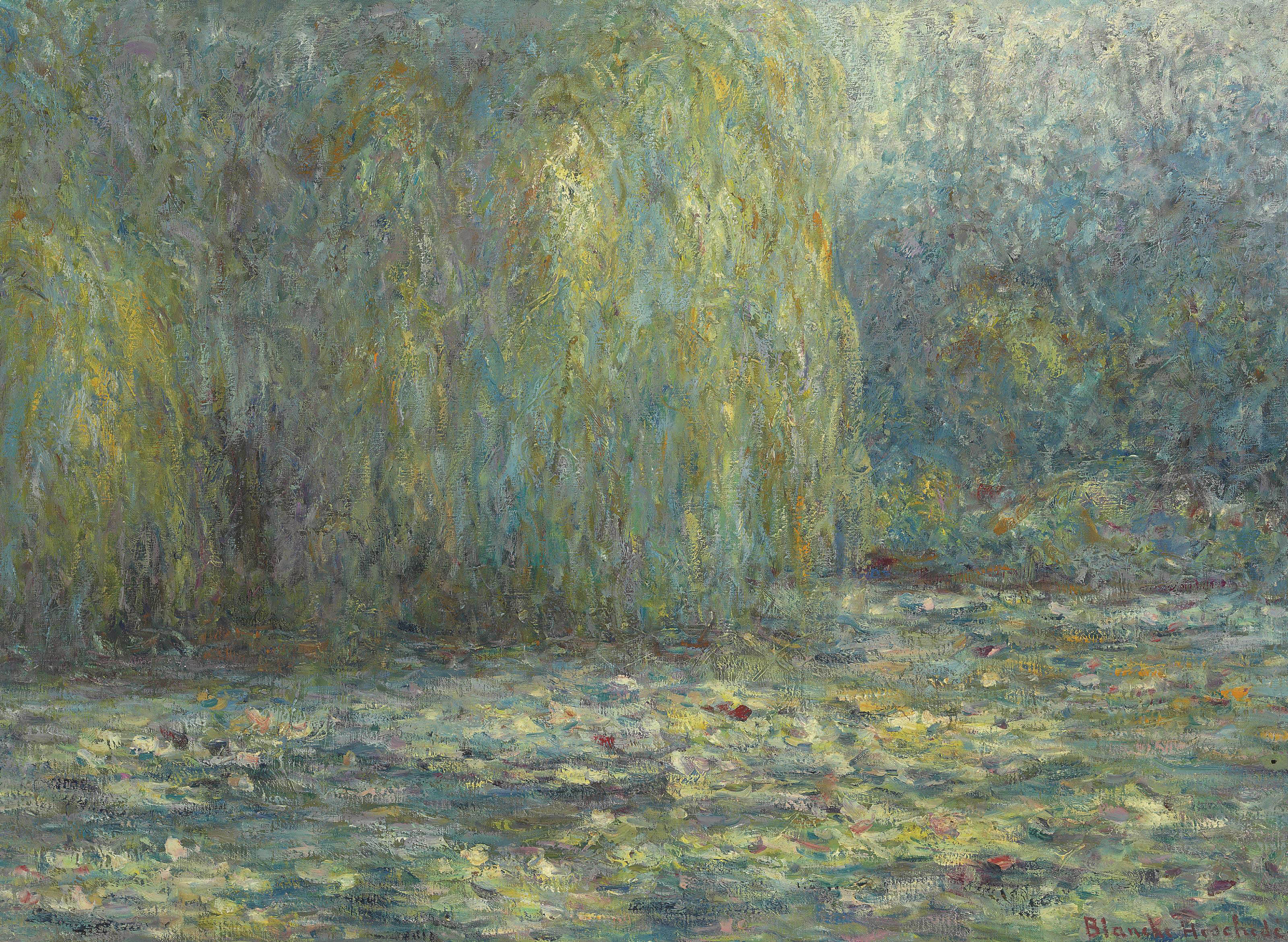 Blanche Hoschedé-Monet — Сад в Живерни