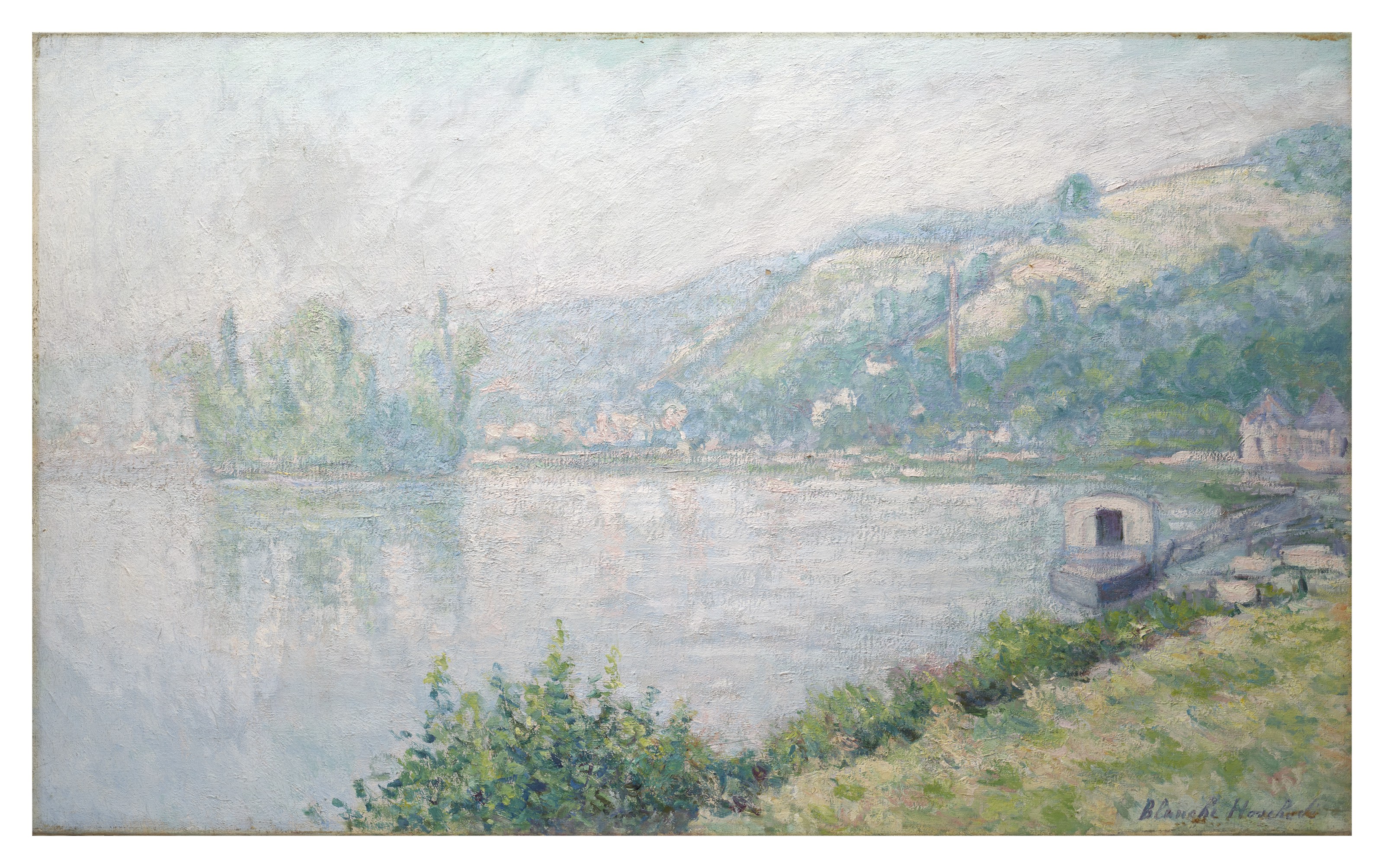 Blanche Hoschedé-Monet — Берега Сены