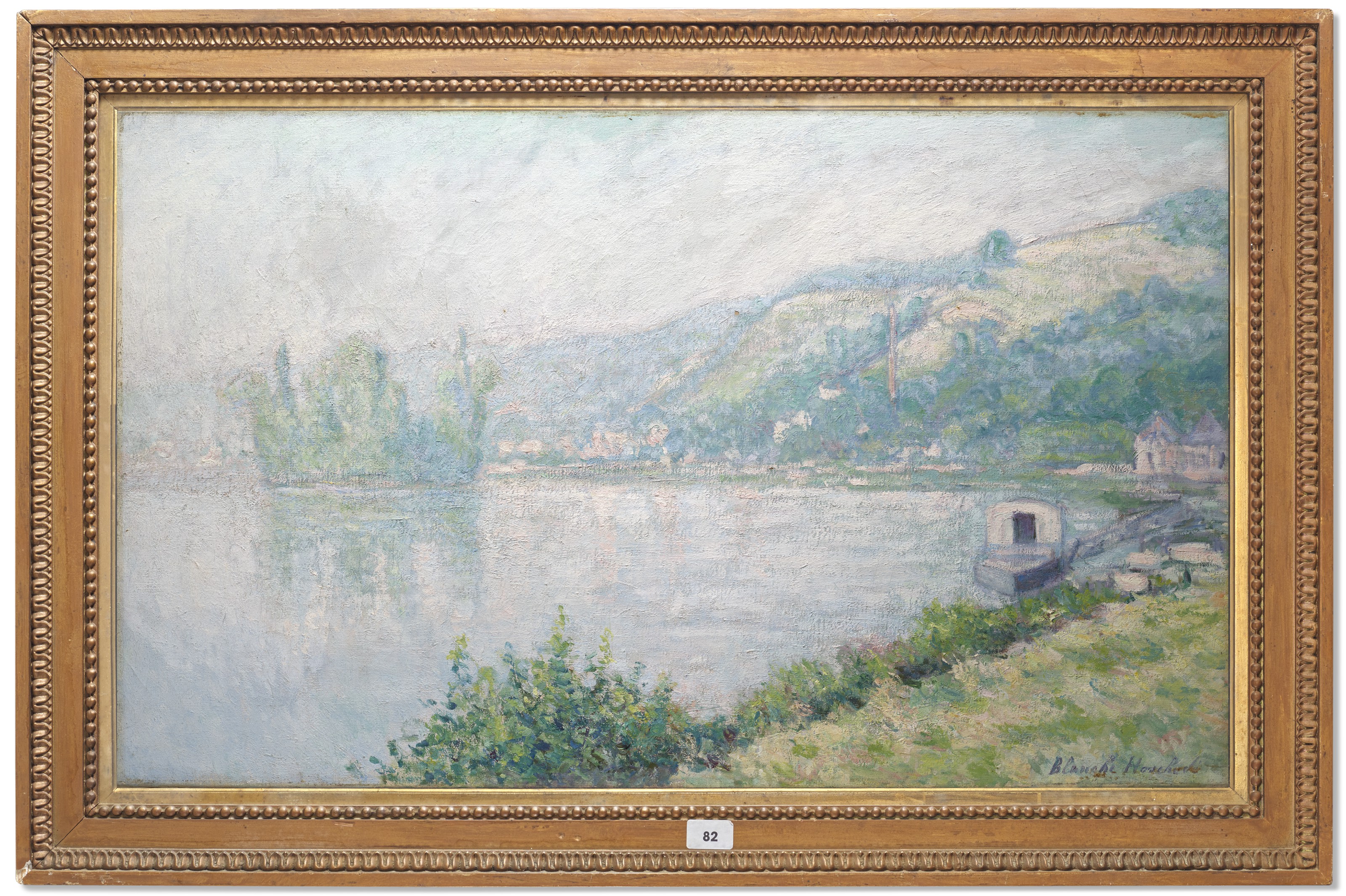 Blanche Hoschedé-Monet — Берега Сены, изображение 2