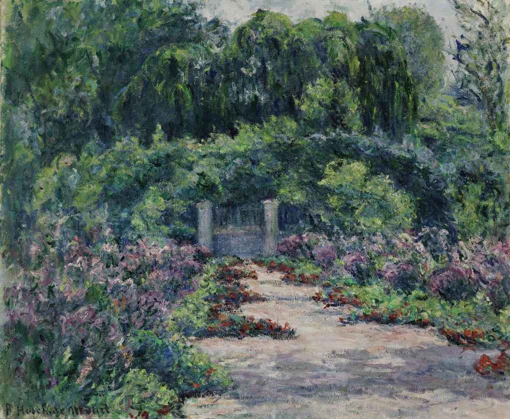 Blanche Hoschedé-Monet — В саду