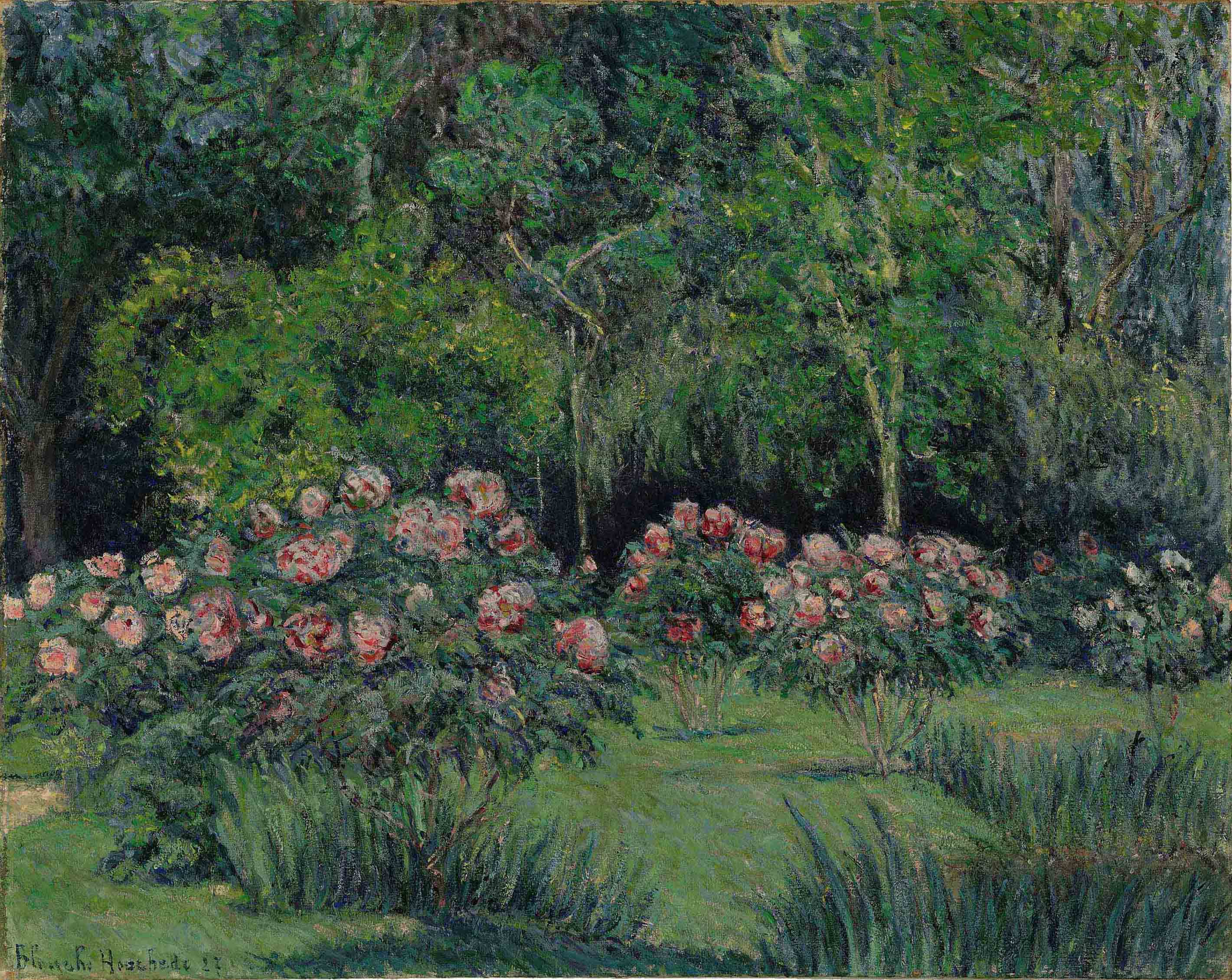 Blanche Hoschedé-Monet — Сад в Живерни