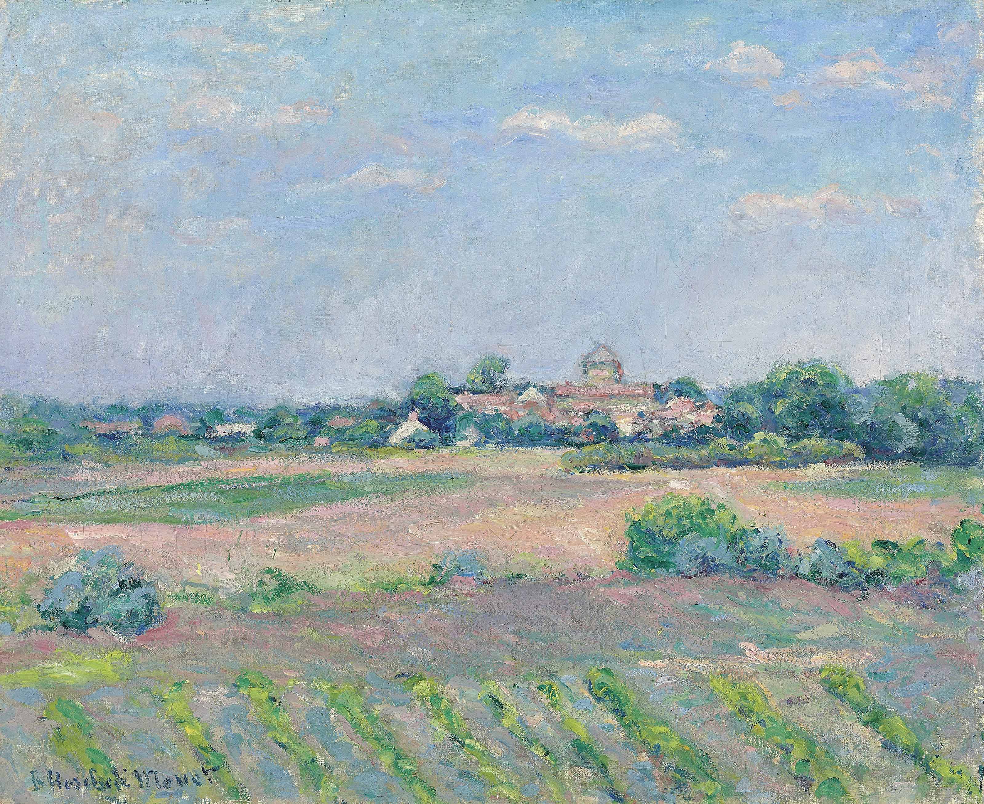 Blanche Hoschedé-Monet — Прерия Сен-Венсан-сюр-Жард