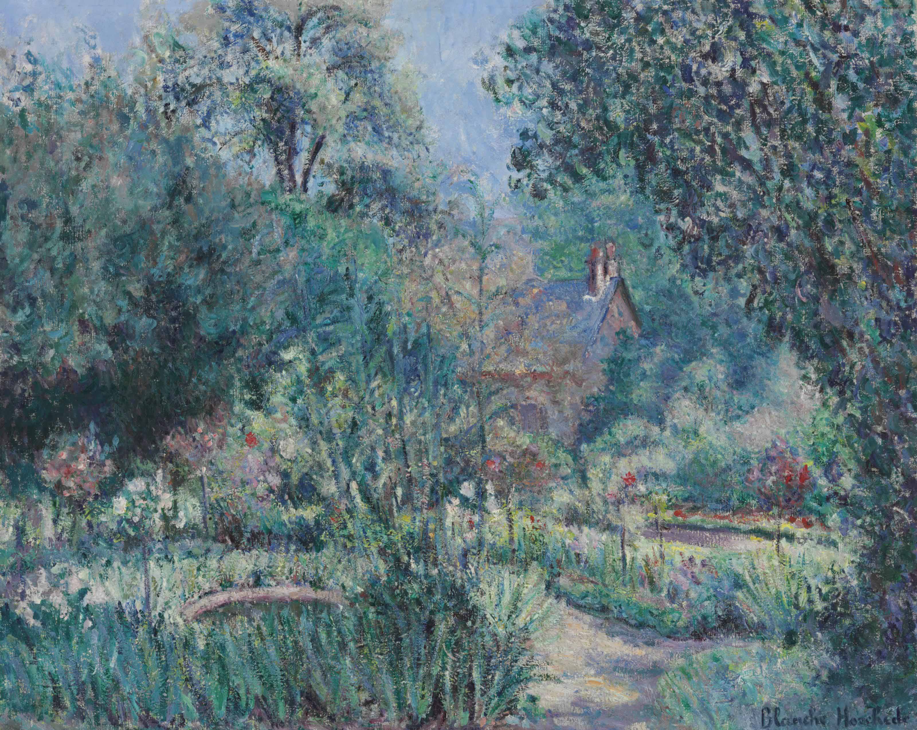 Blanche Hoschedé-Monet — В саду