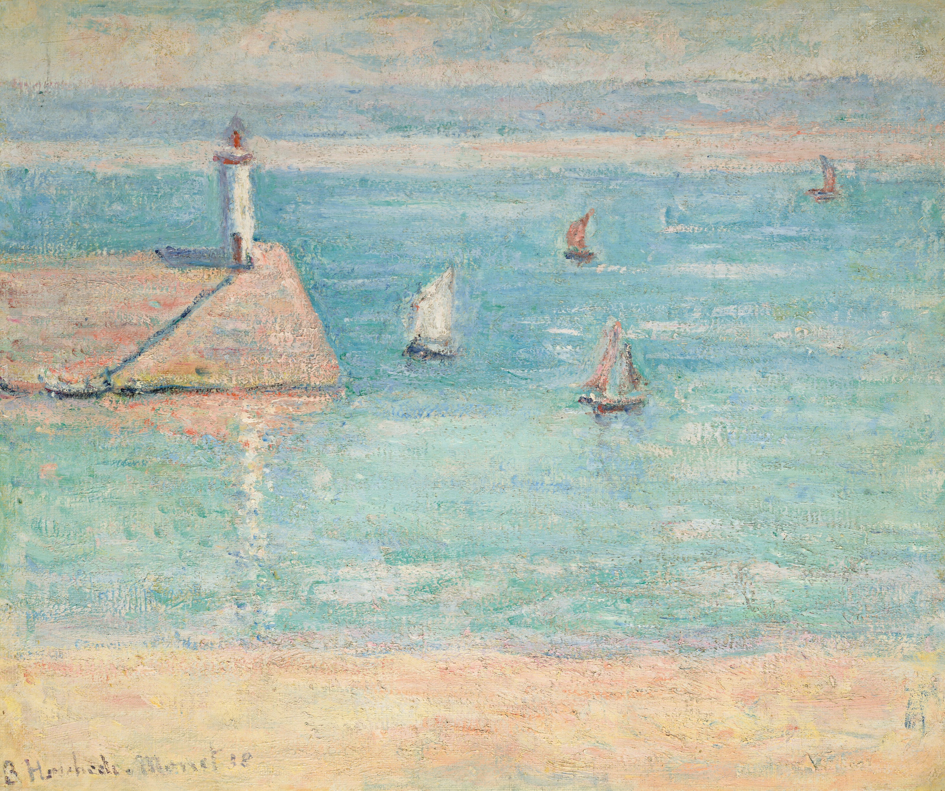 Blanche Hoschedé-Monet — Бато-о-Порт-де-Делетт, Нормандия