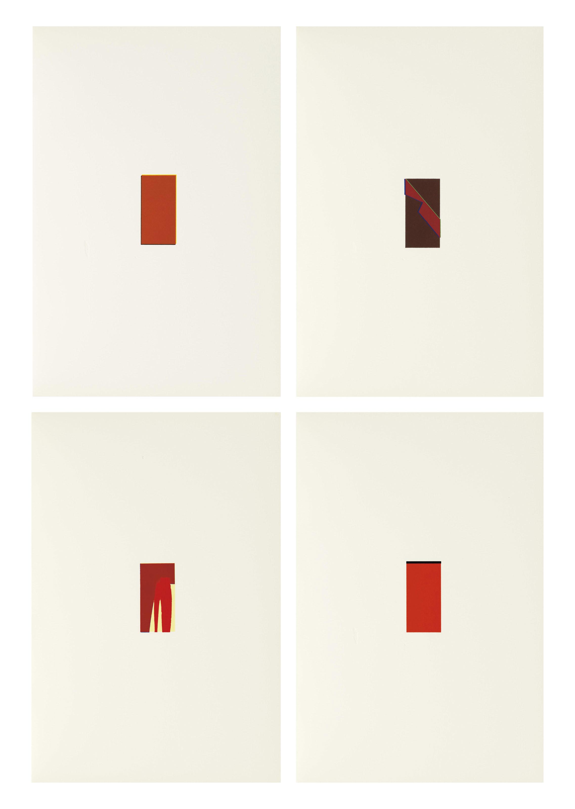 Blinky Palermo — Миниатюра II, издание галереи Хайнера Фридриха, Мюнхен, 1975 (J. 37), изображение 1