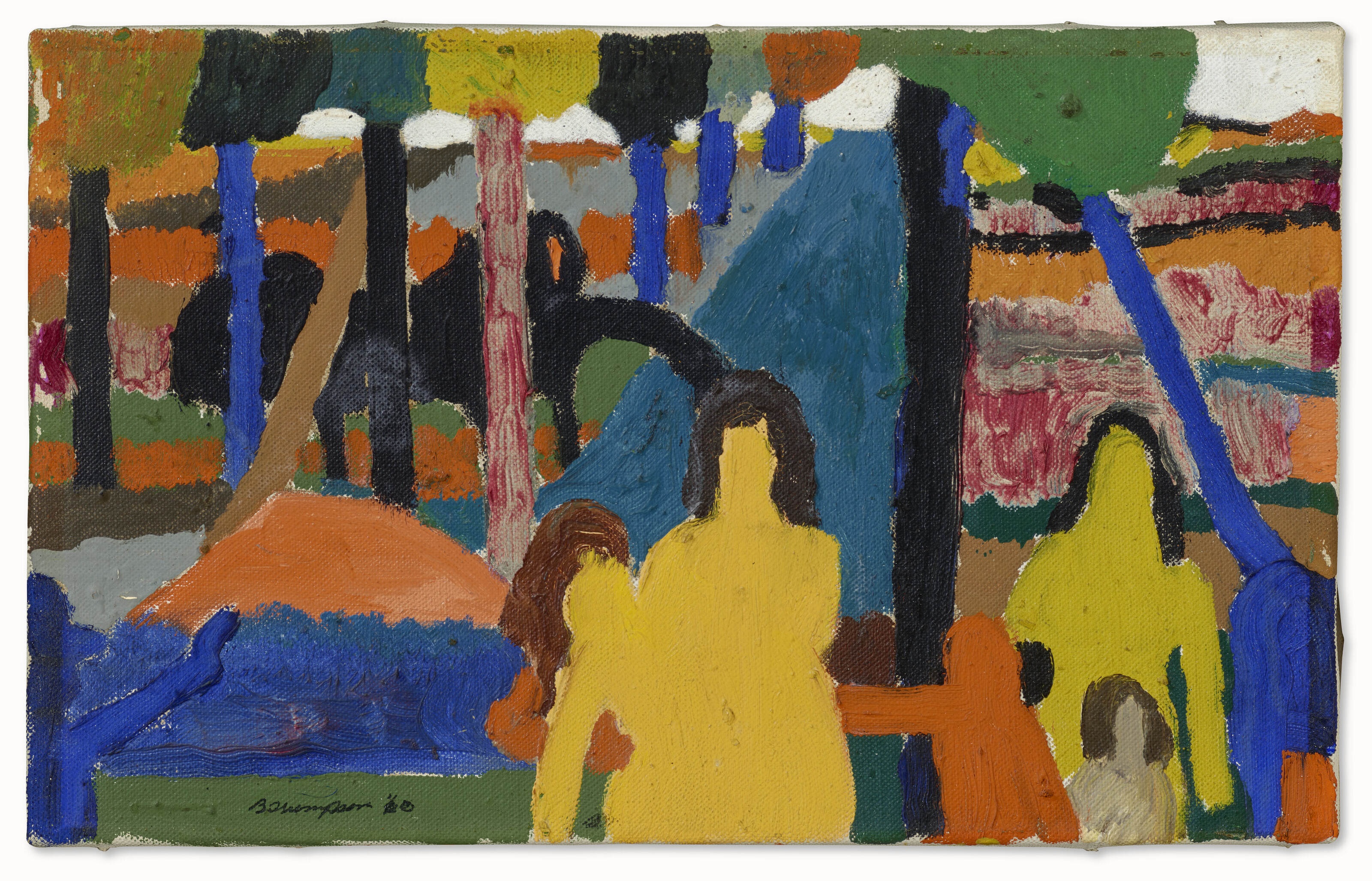 Bob Thompson — Деревья и река