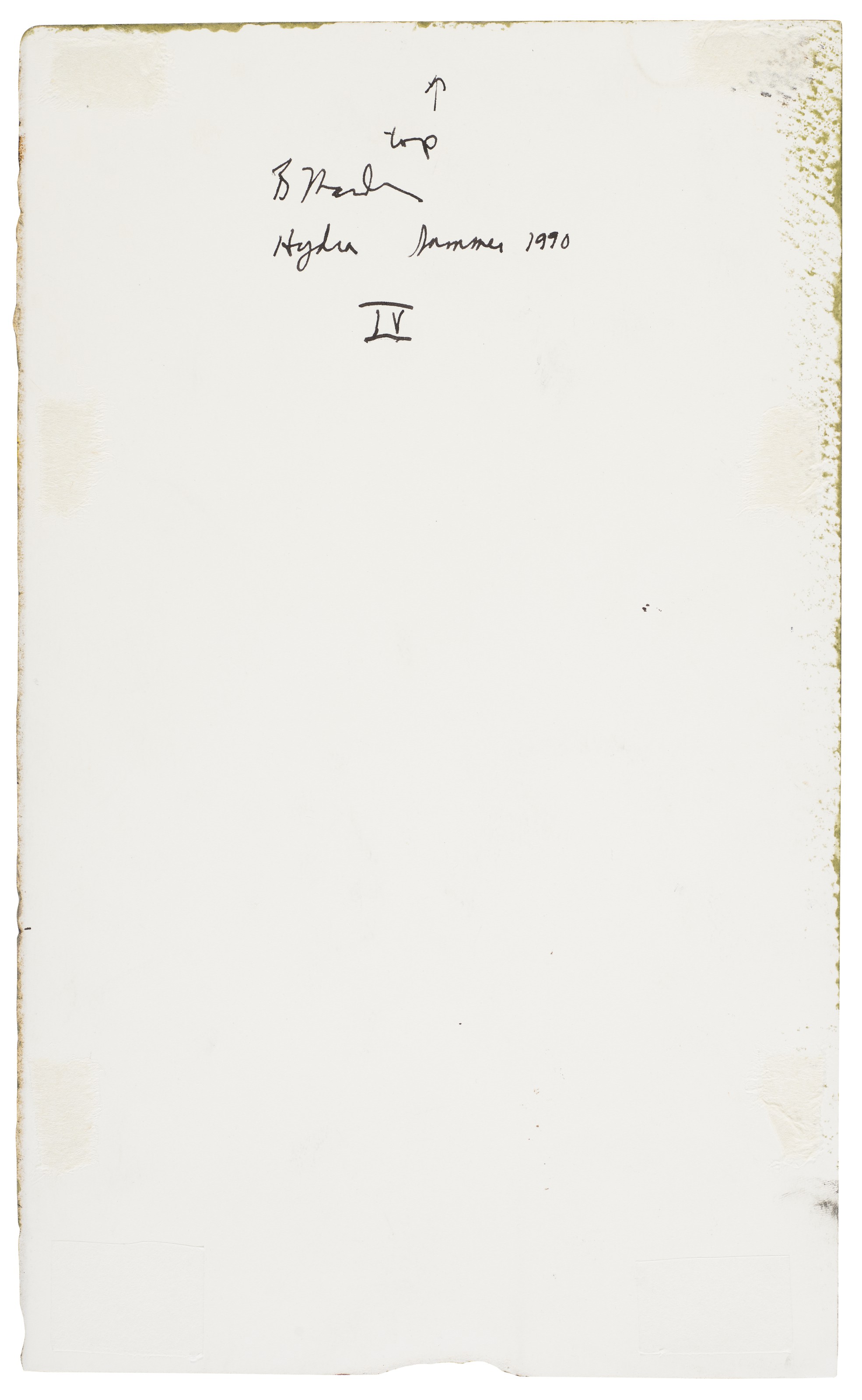Brice Marden — (Гидра, лето 1990) IV, изображение 3