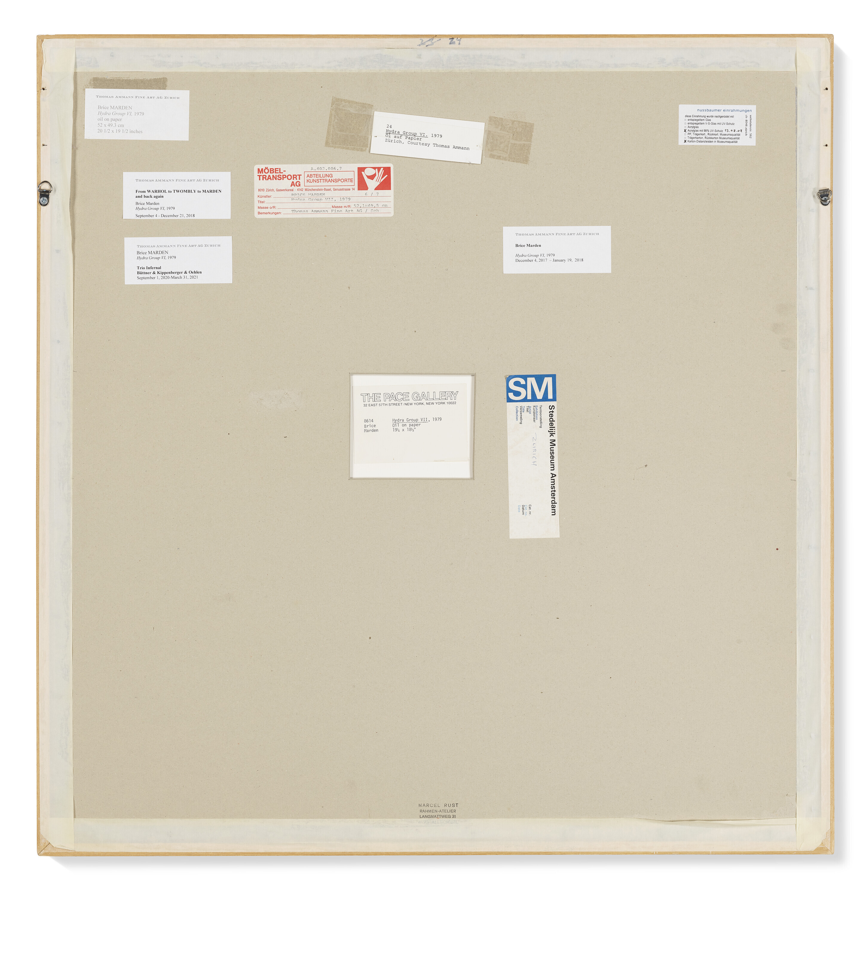 Brice Marden — Группа Гидры IV; Группа Гидры V; Группа Гидры VI; Группа Гидры IX [Четыре работы], изображение 6