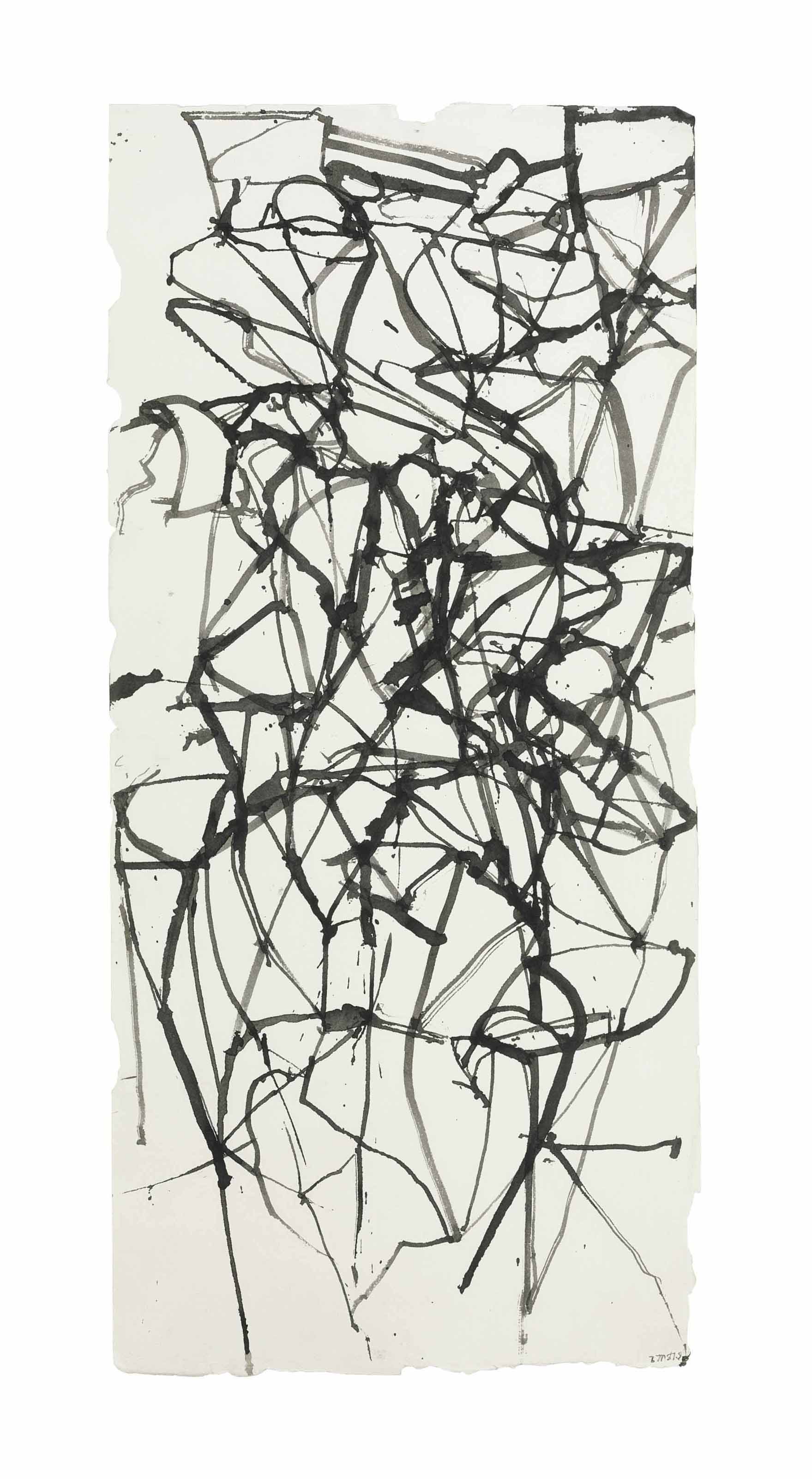 Brice Marden — Исследование по рисованию двустиший III