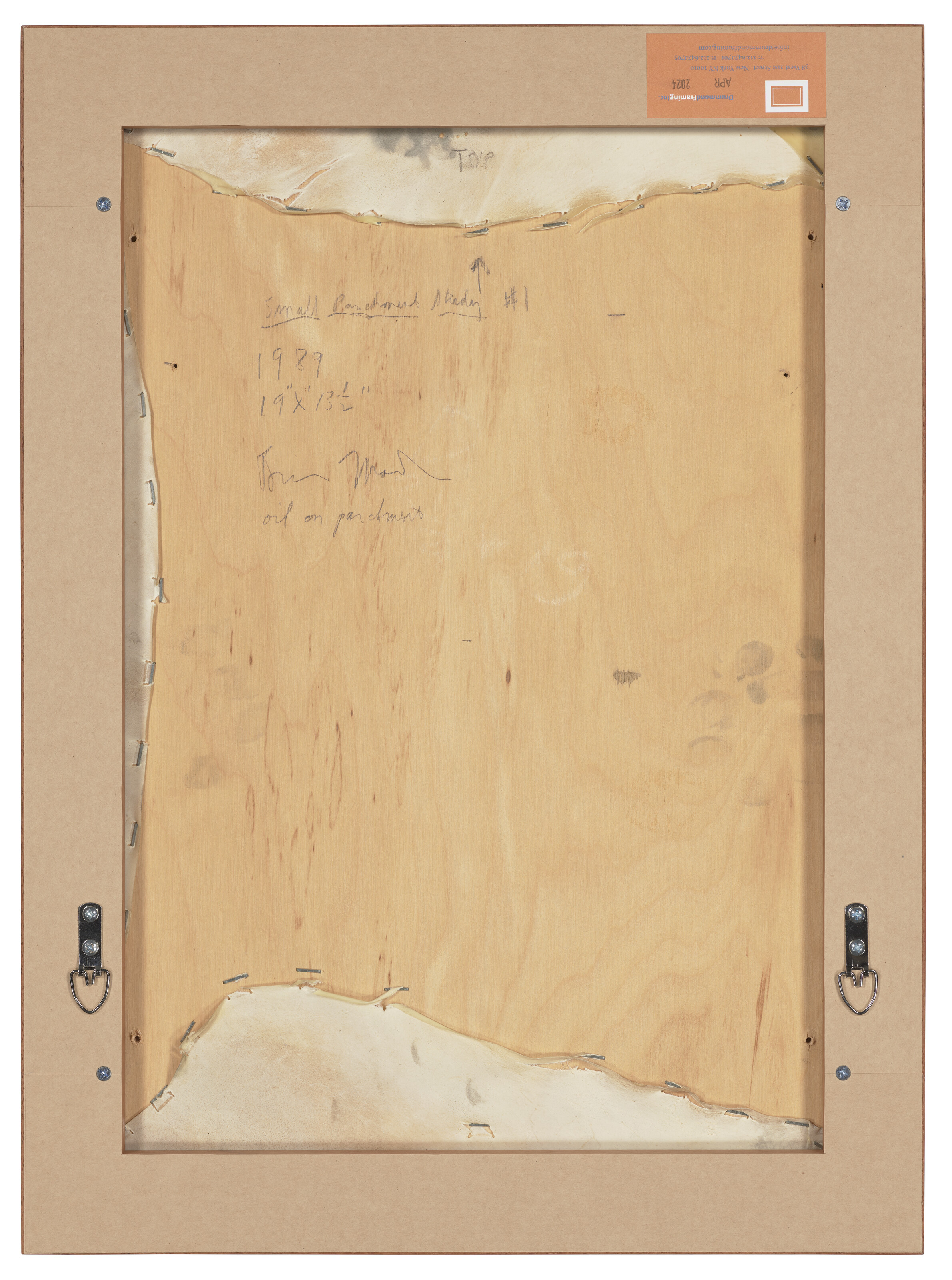 Brice Marden — Небольшой пергаментный этюд №1, изображение 3