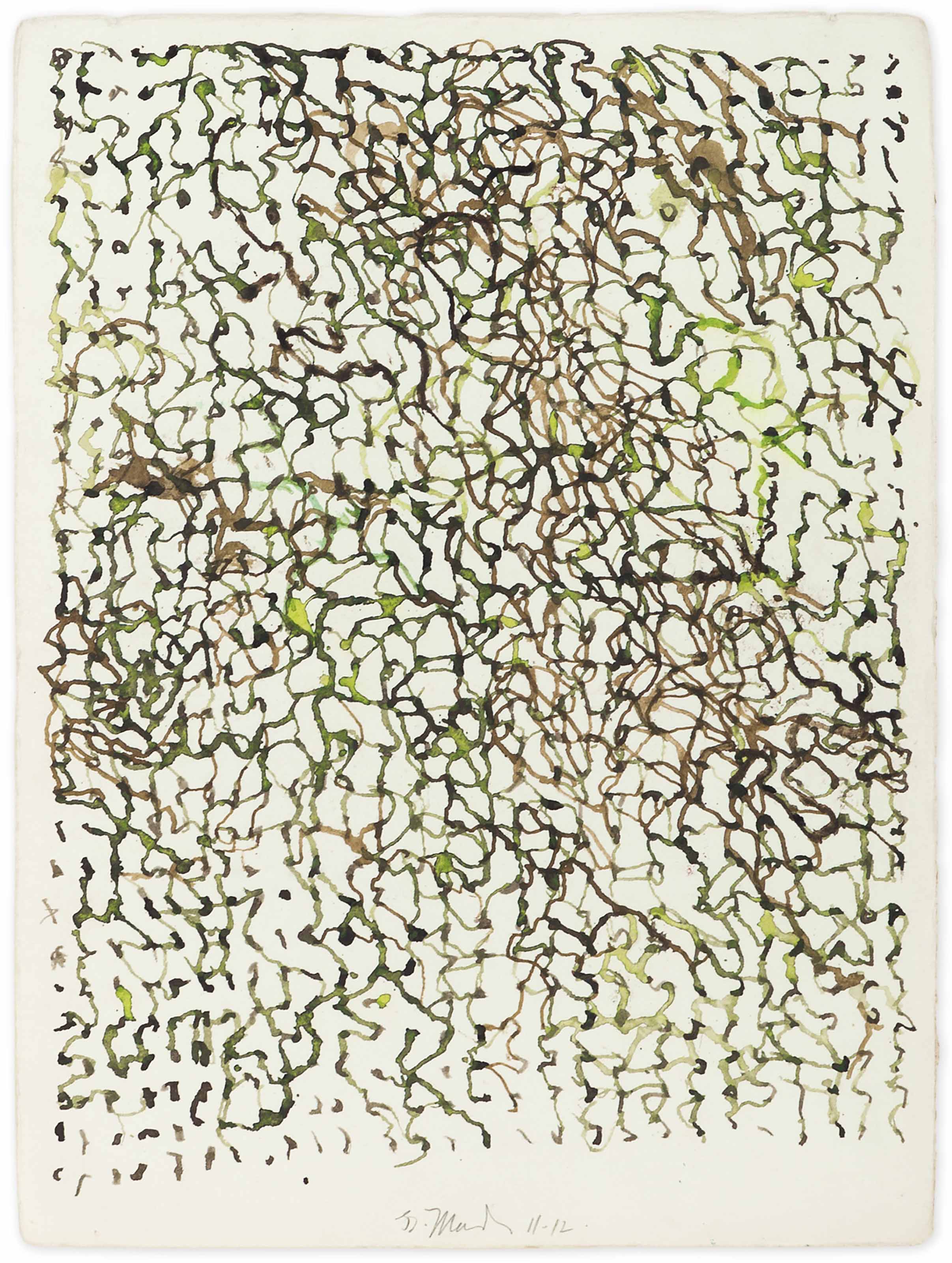 Brice Marden — Африканский рисунок 10, изображение 1