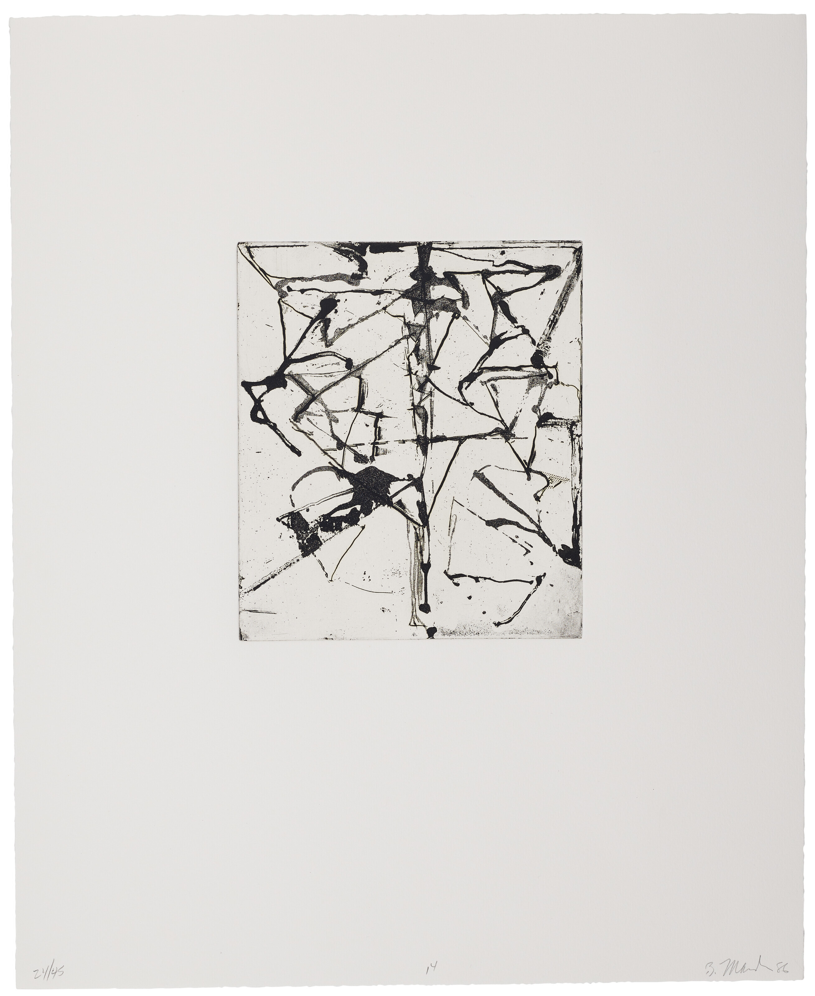 Brice Marden — Гравюры для Rexroth, изображение 16