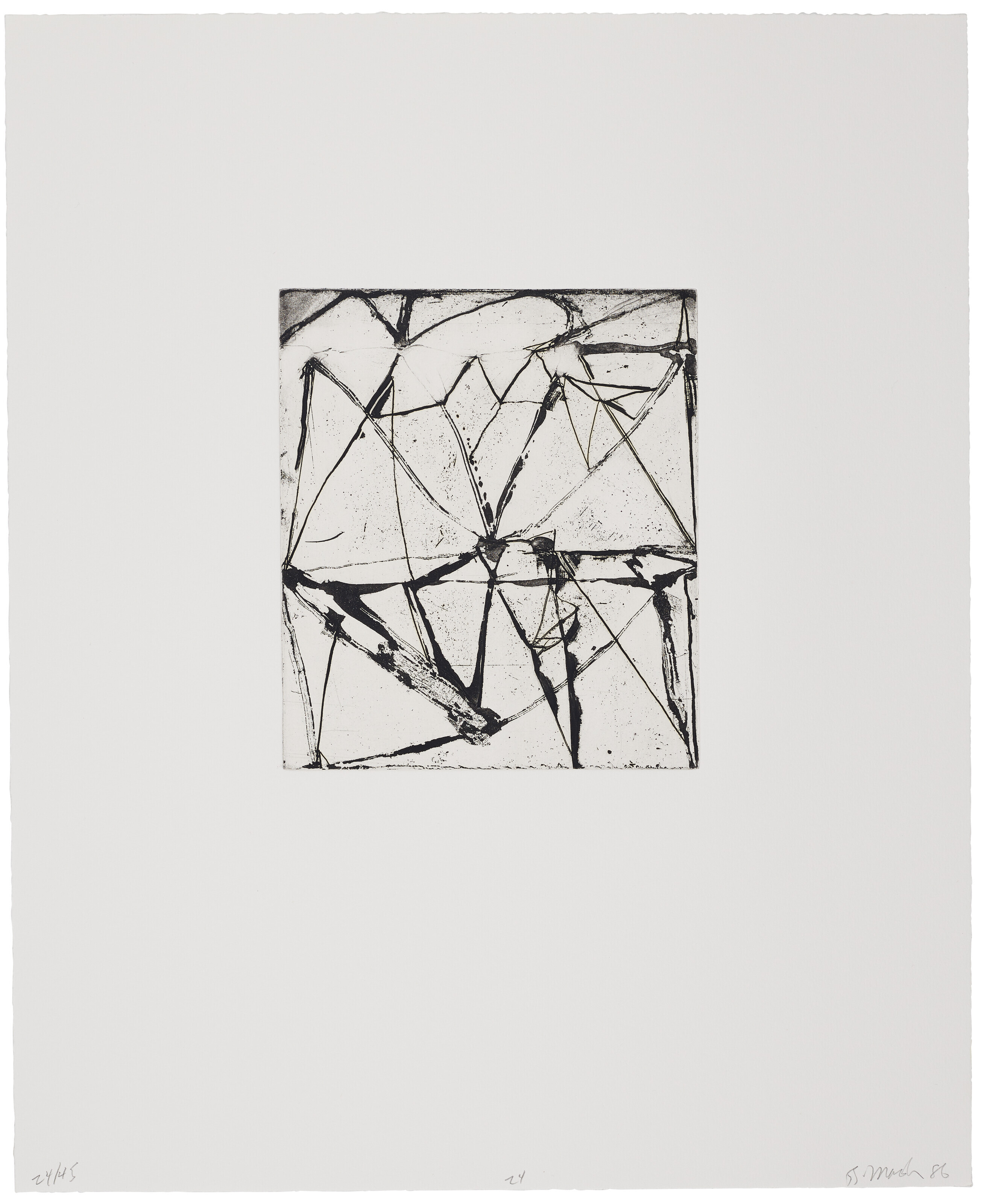 Brice Marden — Гравюры для Rexroth, изображение 26