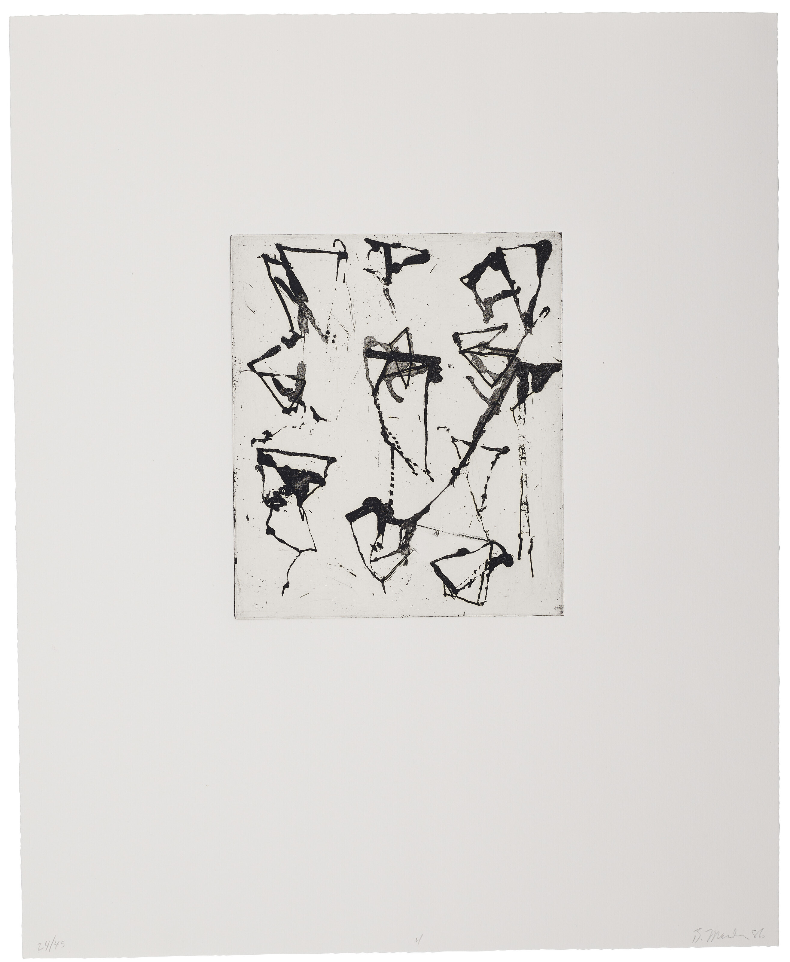 Brice Marden — Гравюры для Rexroth, изображение 6