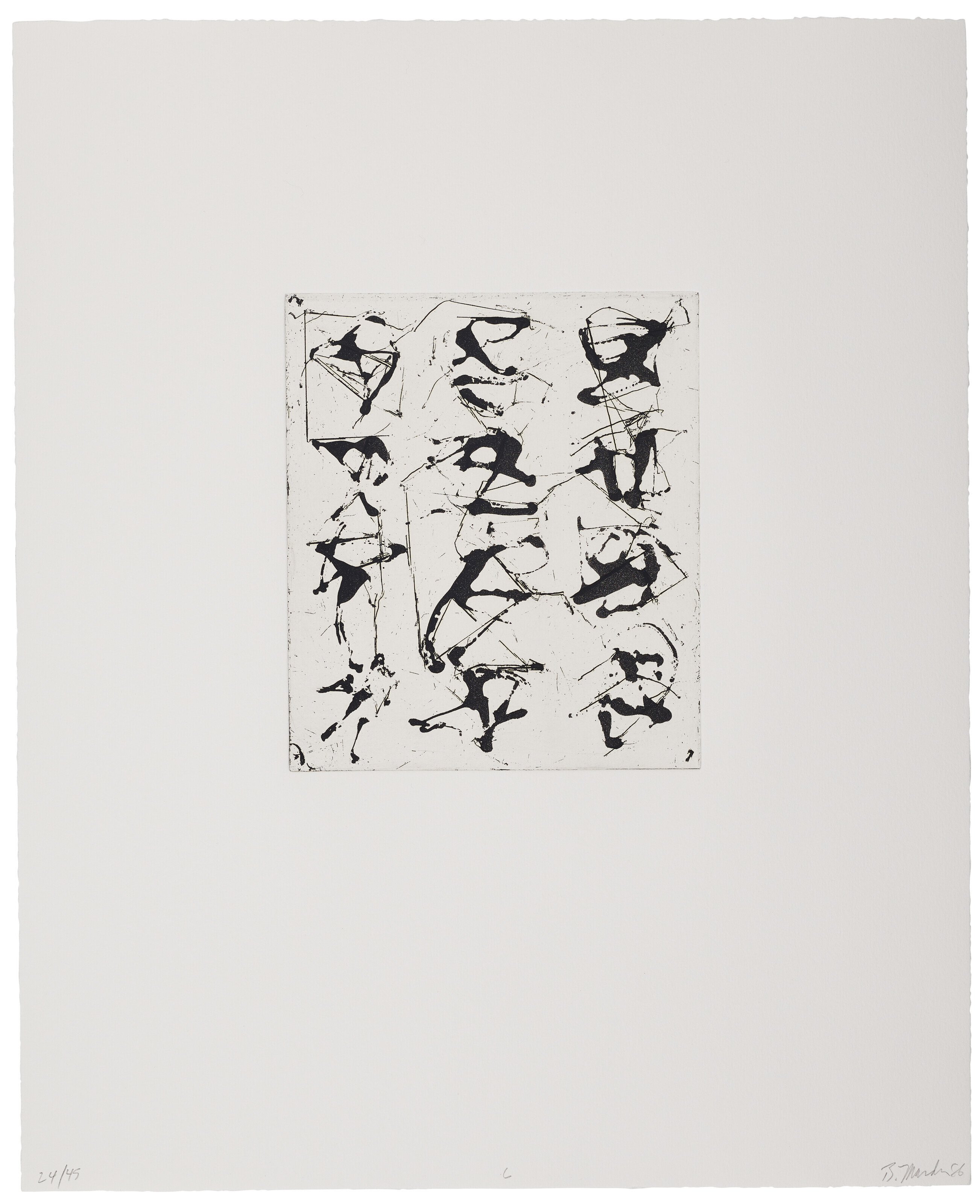 Brice Marden — Гравюры для Rexroth, изображение 8