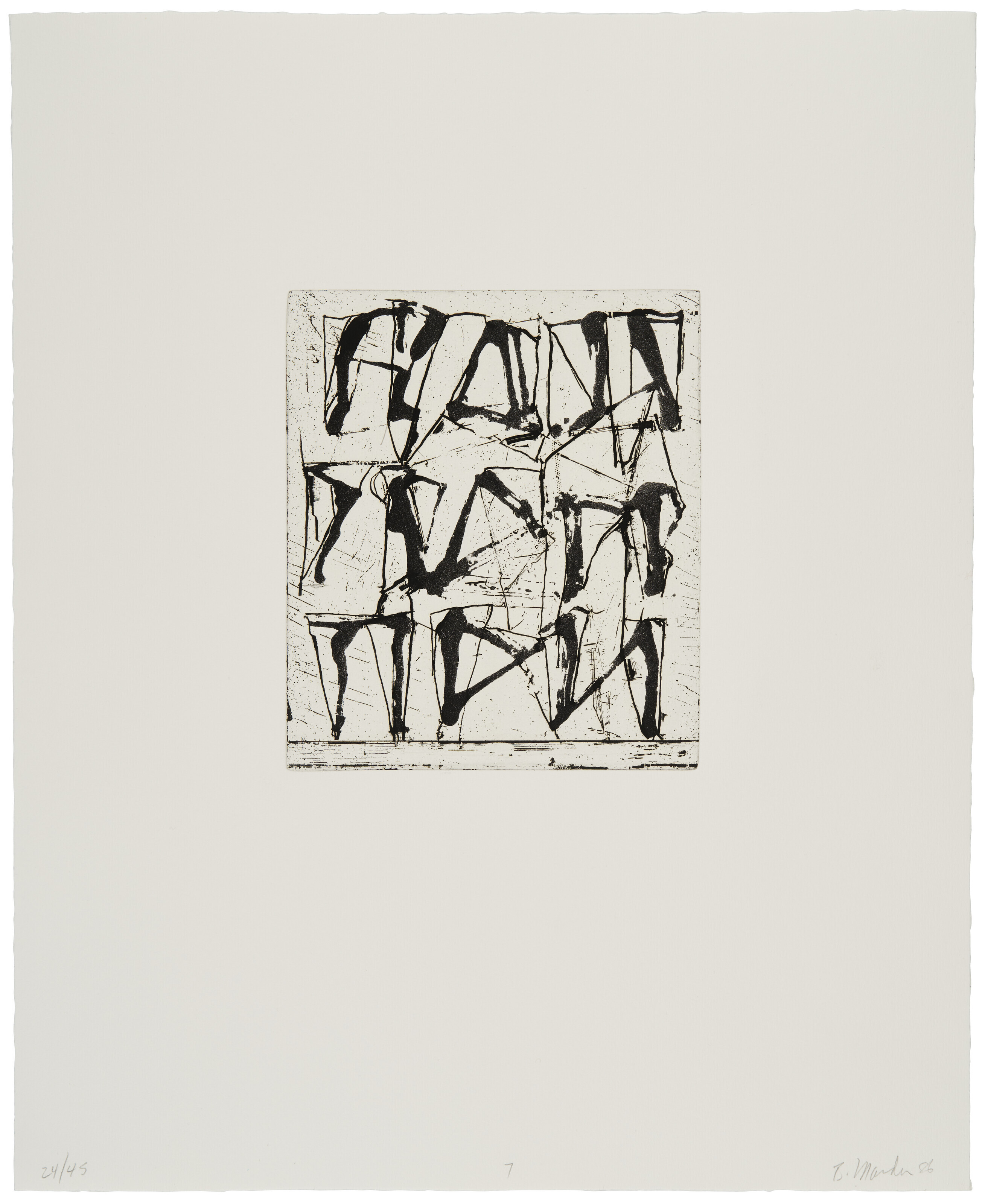 Brice Marden — Гравюры для Rexroth, изображение 9
