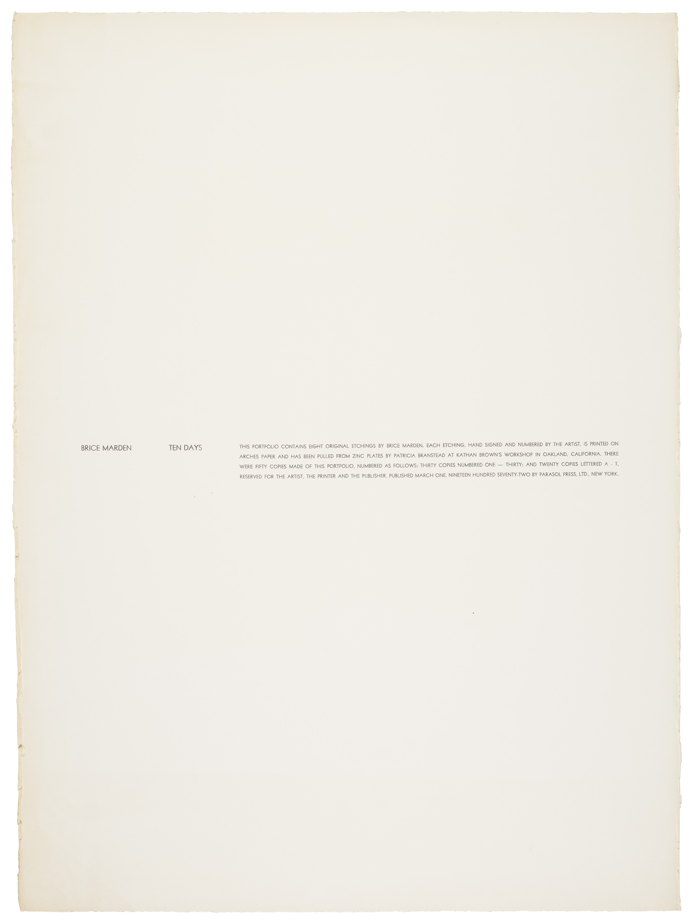 Brice Marden — Десять дней, изображение 10