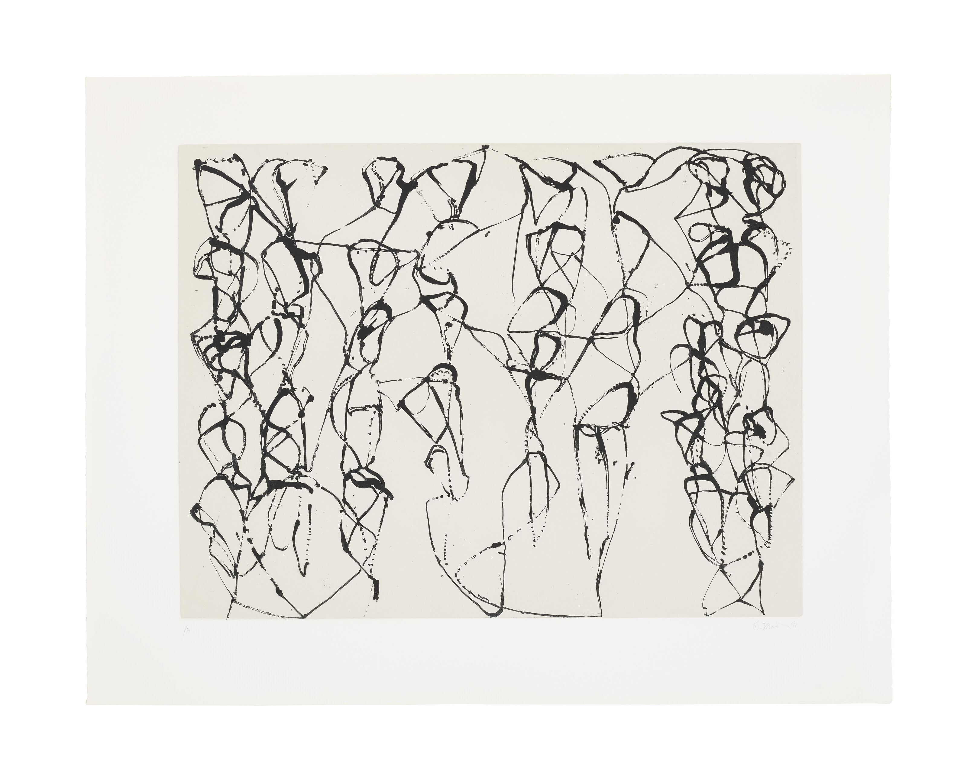 Brice Marden — Серия "Холодная гора", изучение Дзен, 6, изображение 1