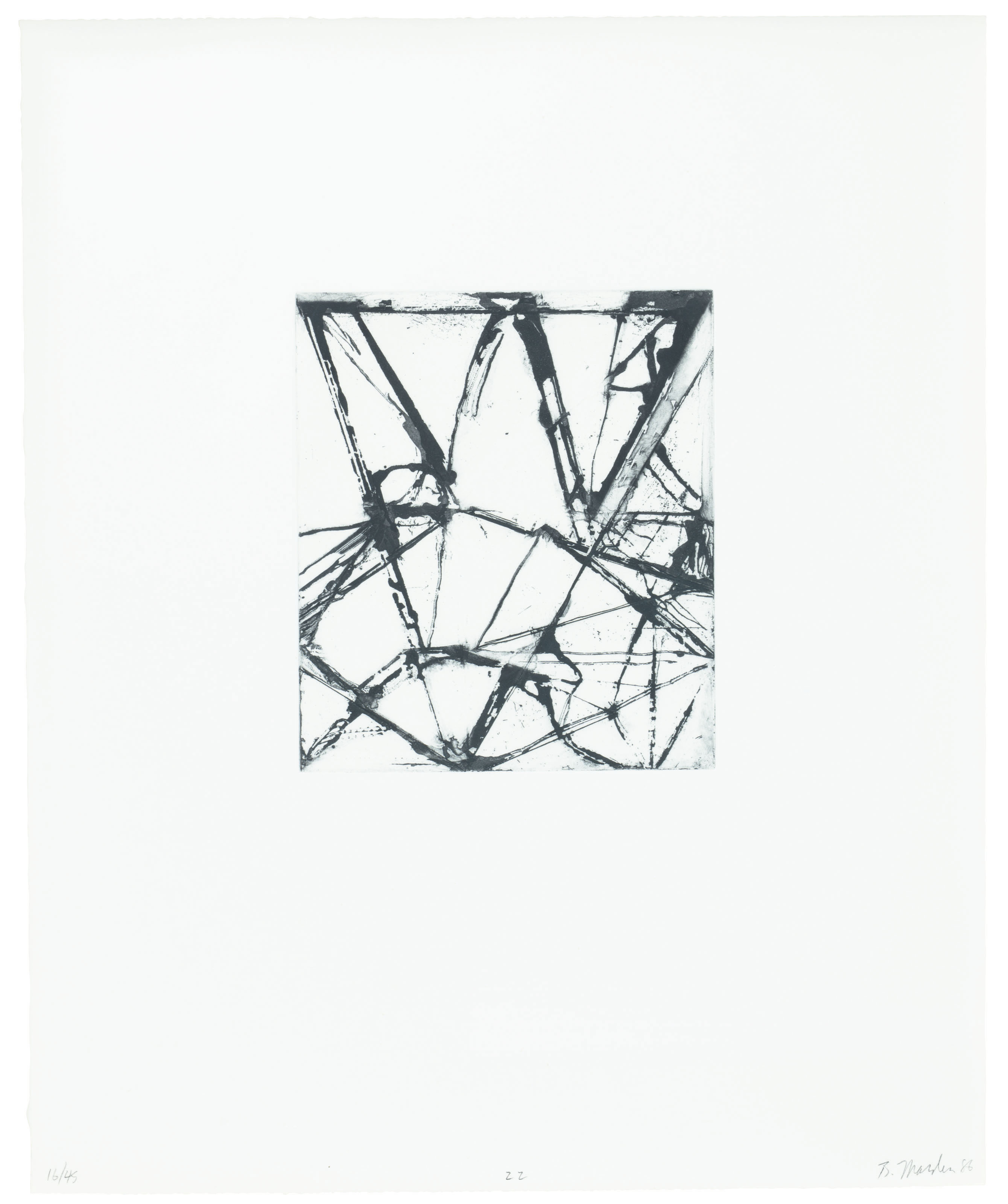 Brice Marden — Гравюры для Rexroth, изображение 23