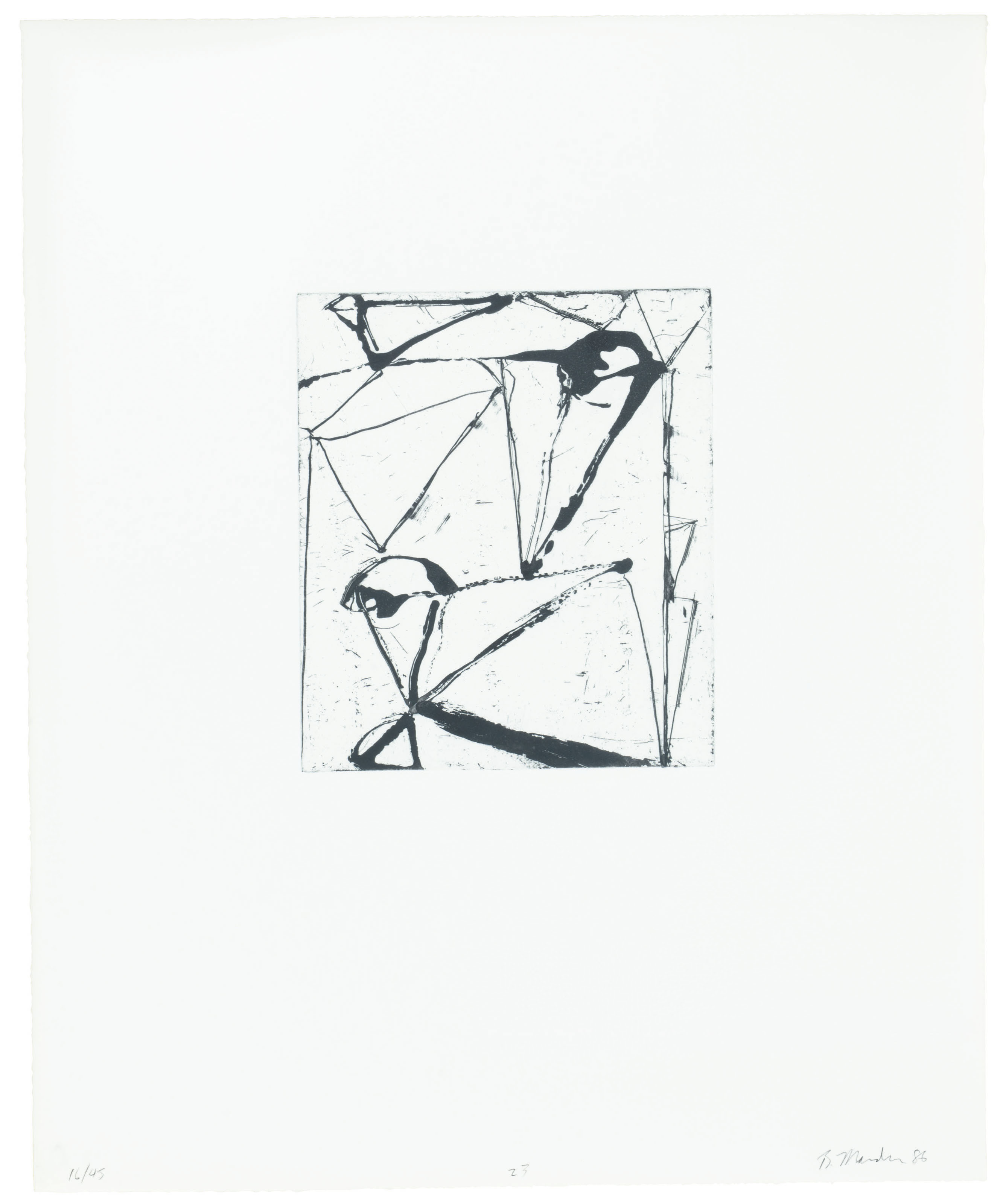 Brice Marden — Гравюры для Rexroth, изображение 24