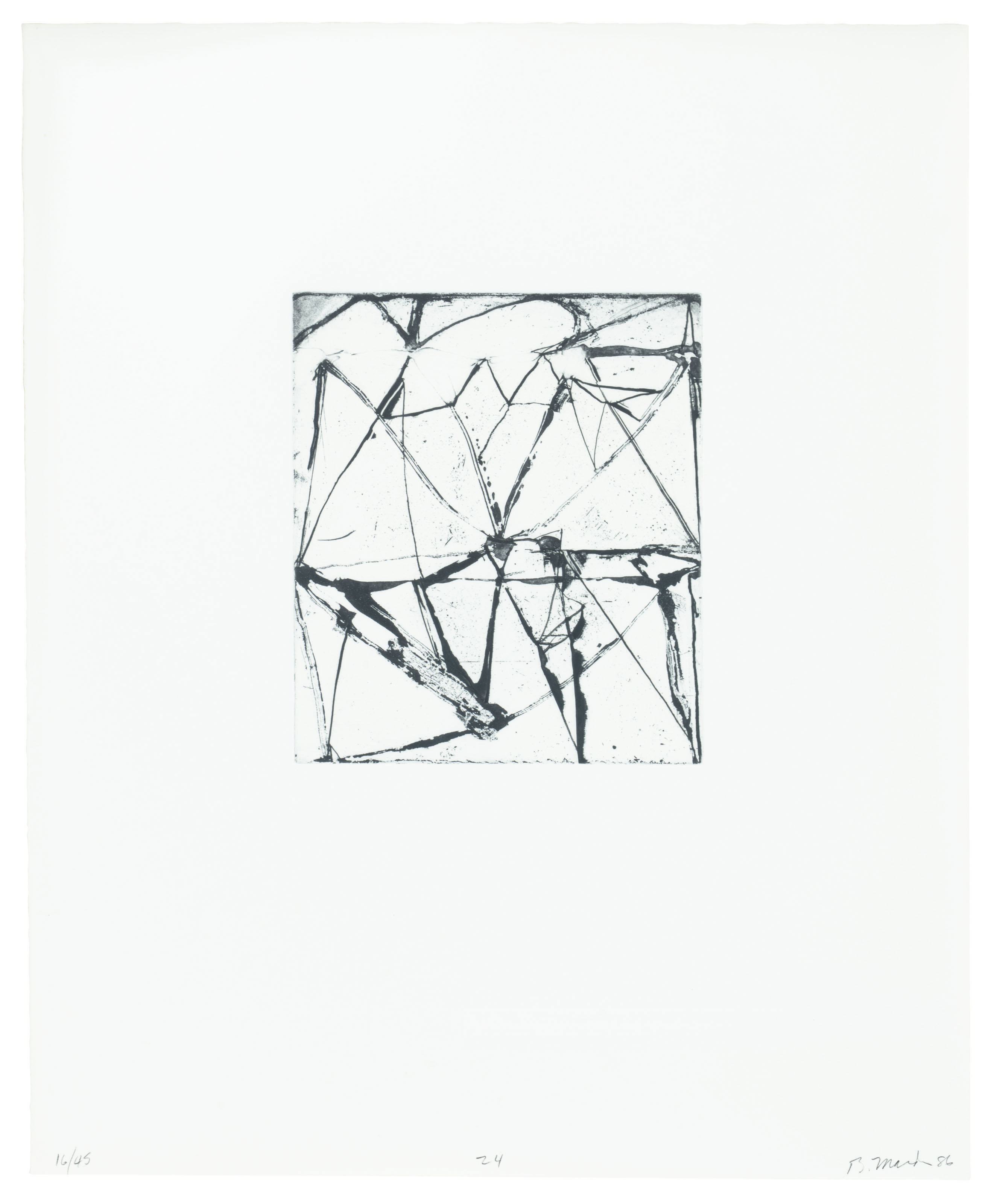 Brice Marden — Гравюры для Rexroth, изображение 25