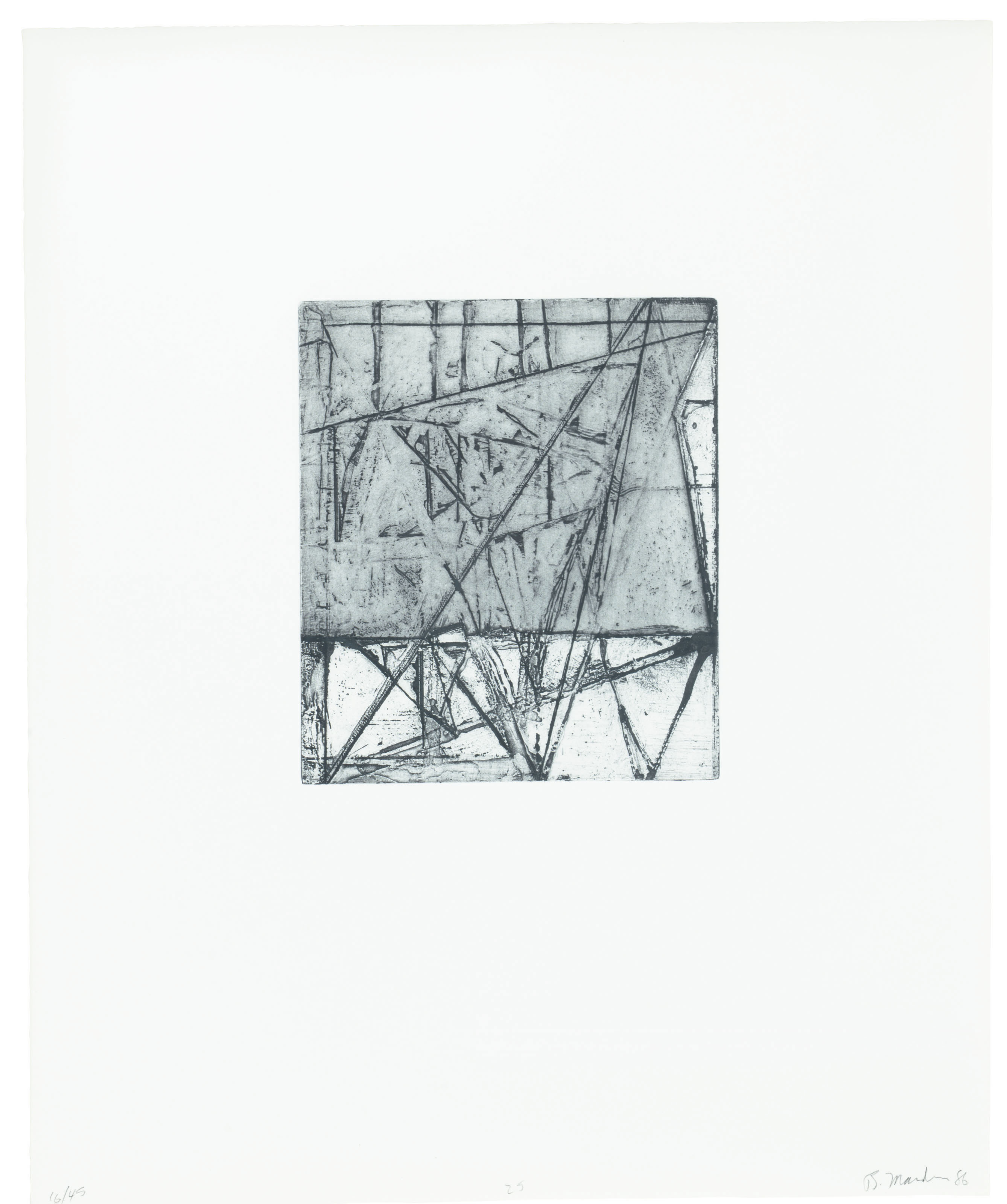 Brice Marden — Гравюры для Rexroth, изображение 26