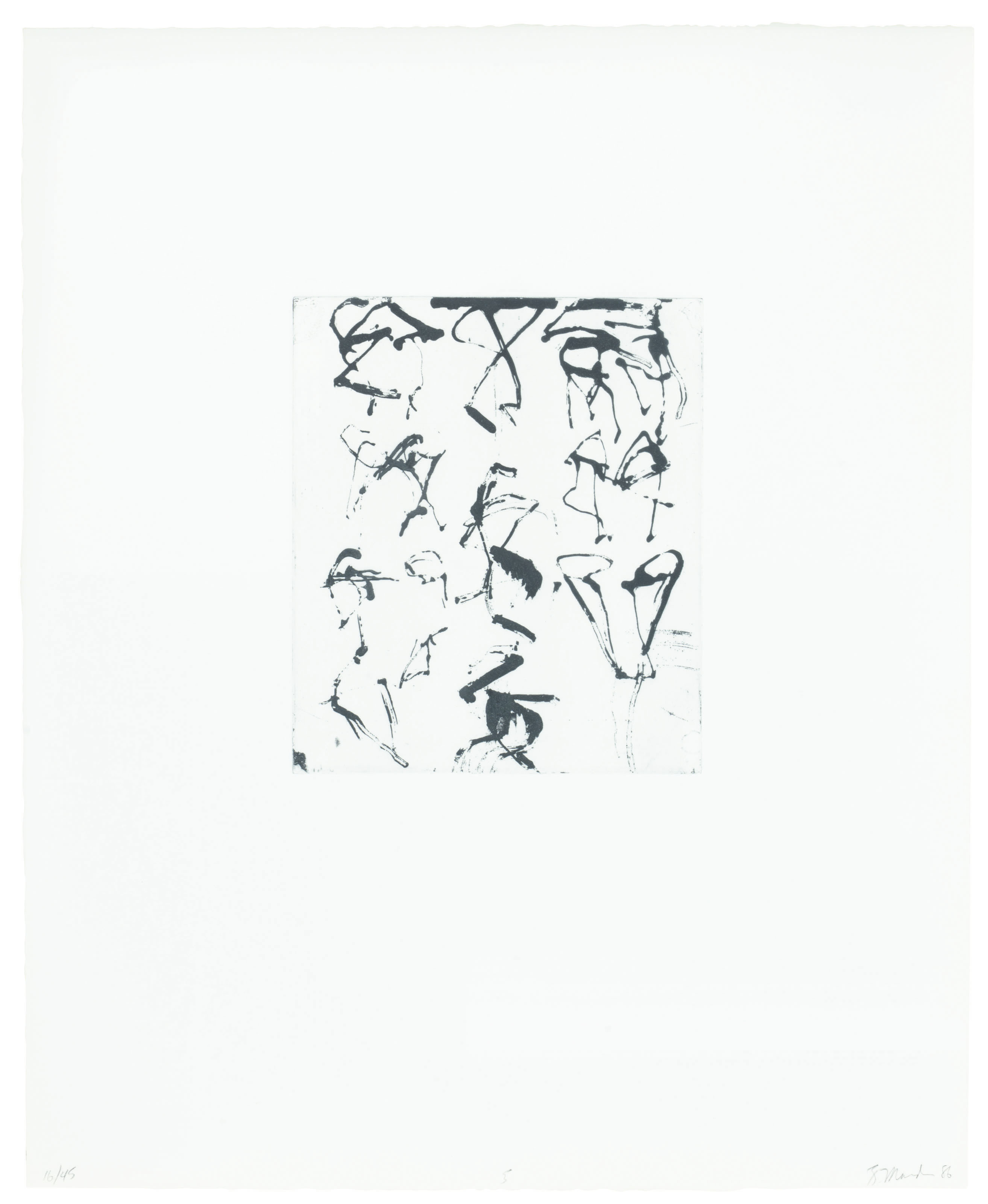 Brice Marden — Гравюры для Rexroth, изображение 6