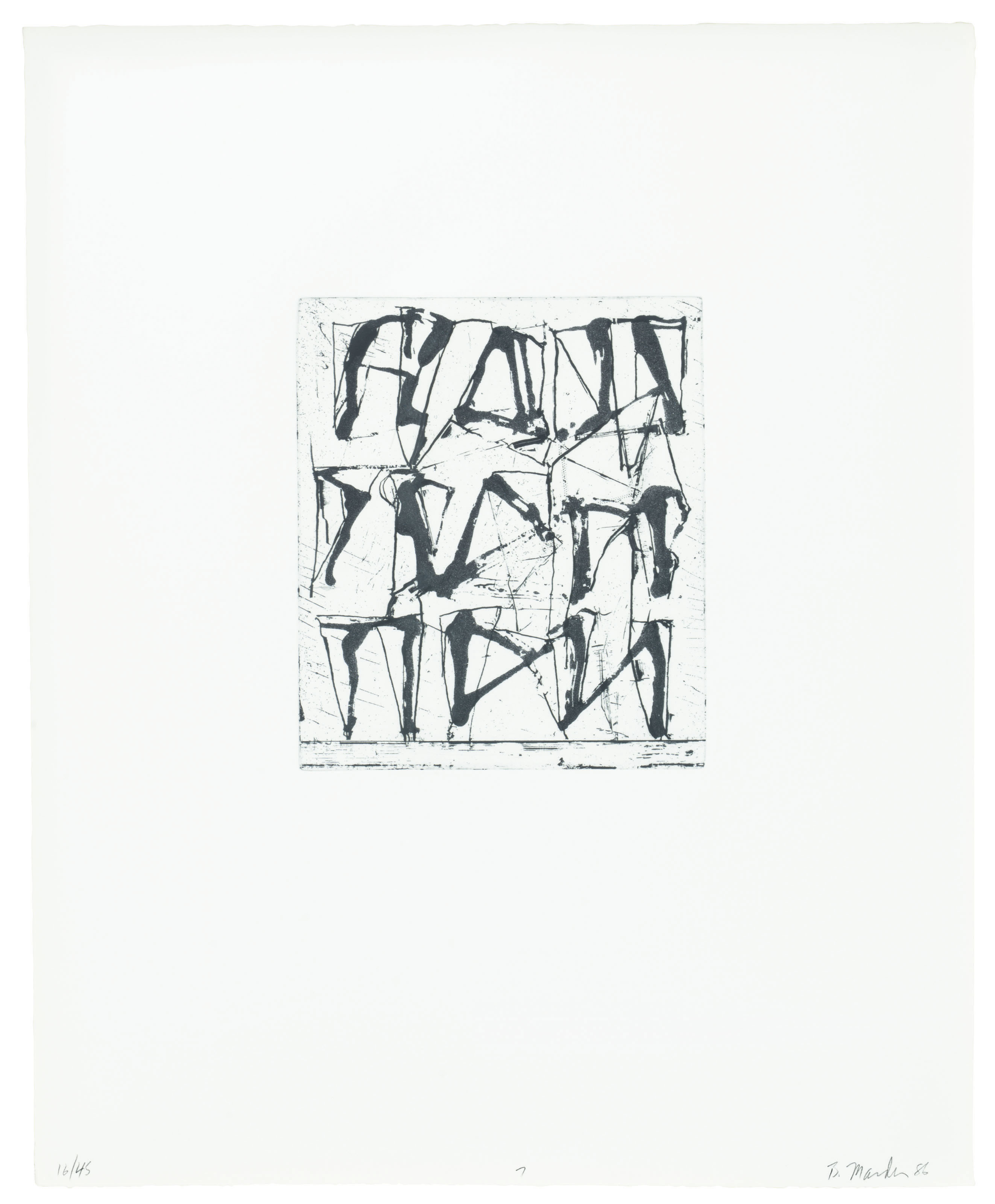 Brice Marden — Гравюры для Rexroth, изображение 8