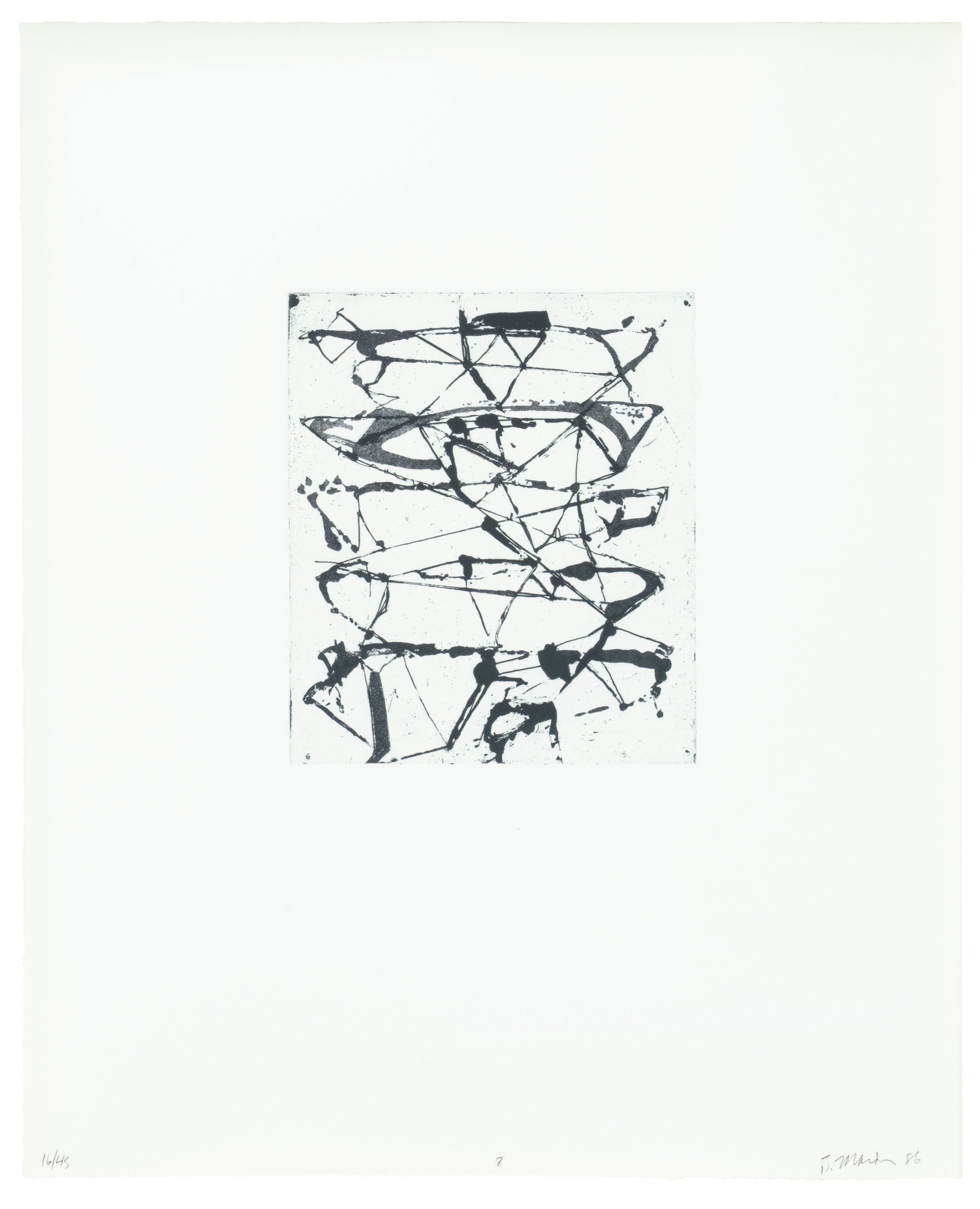 Brice Marden — Гравюры для Rexroth, изображение 9