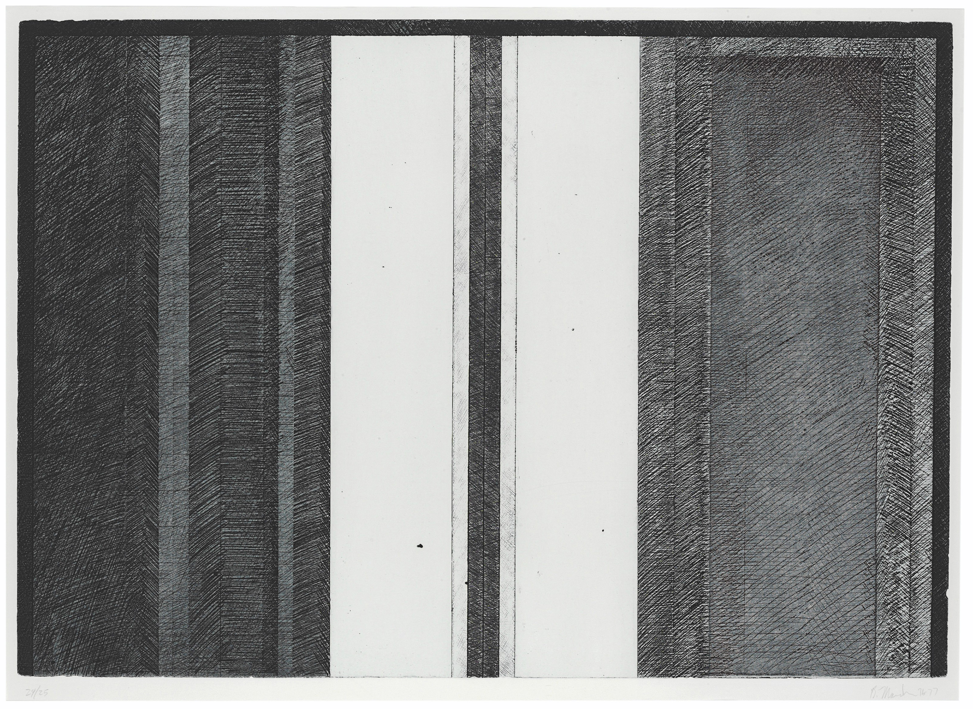 Brice Marden — Пять троек: три тарелки, изображение 4