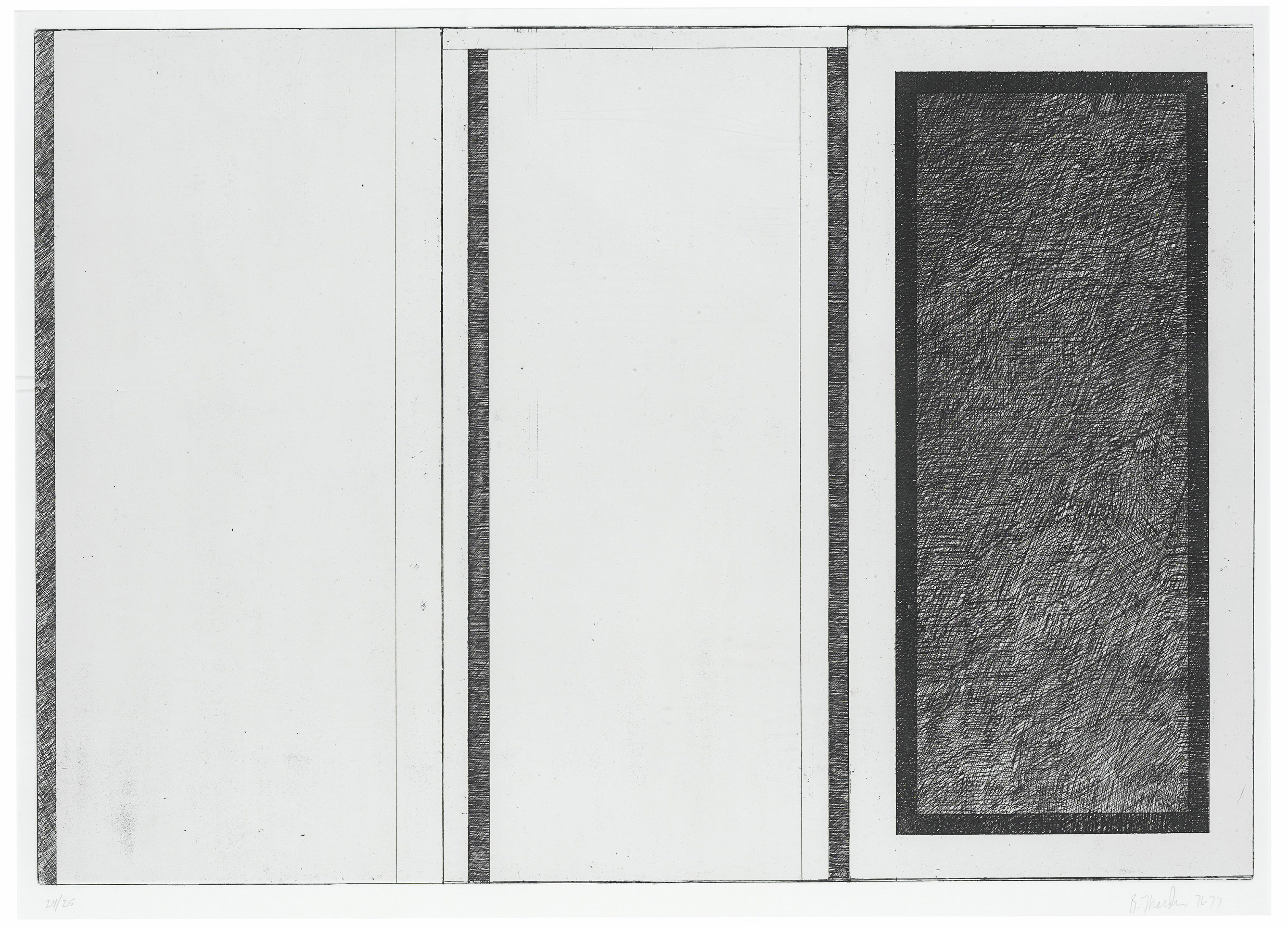 Brice Marden — Пять троек: три тарелки, изображение 6