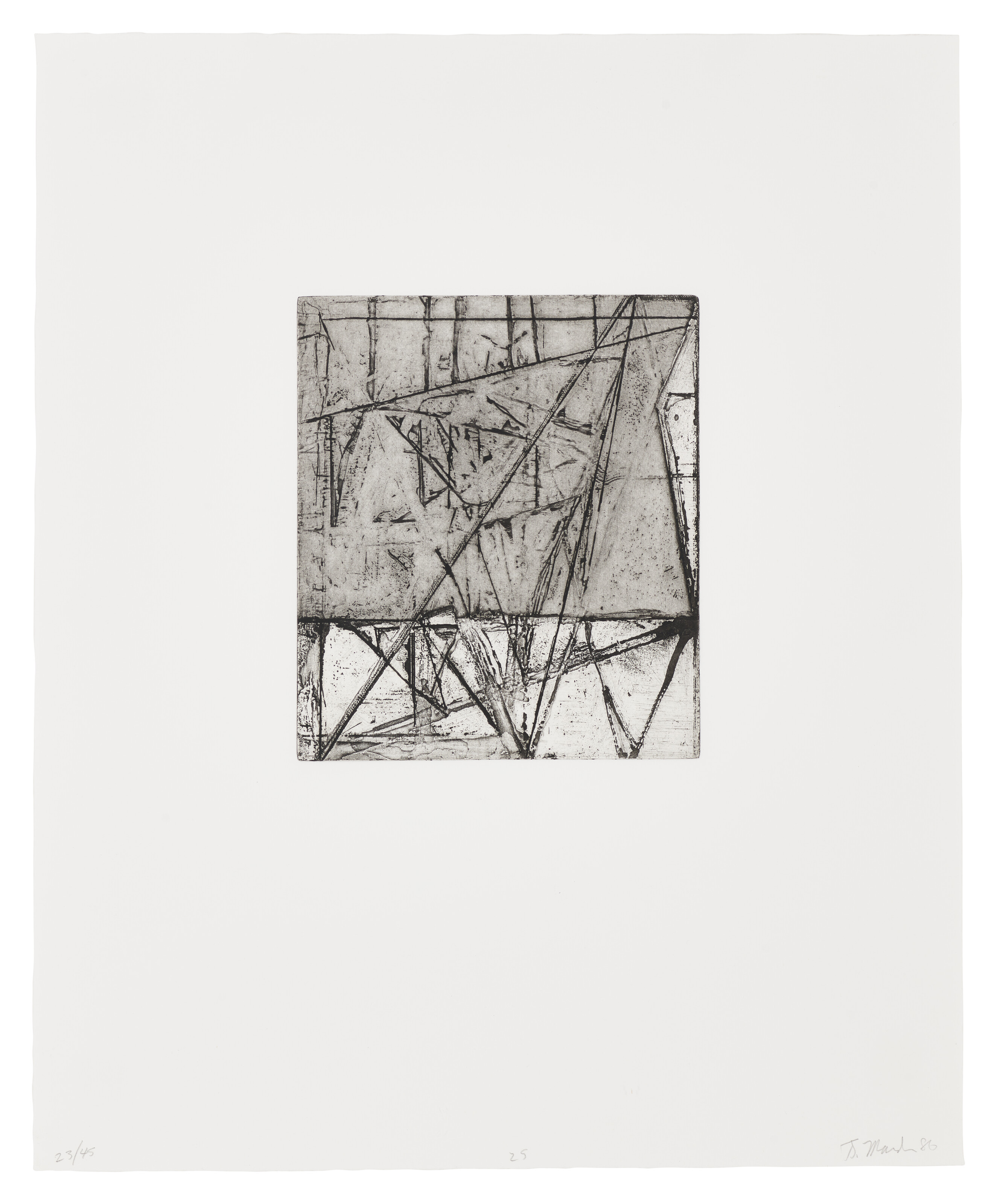 Brice Marden — Гравюры для Рексрота : четыре оттиска, изображение 5